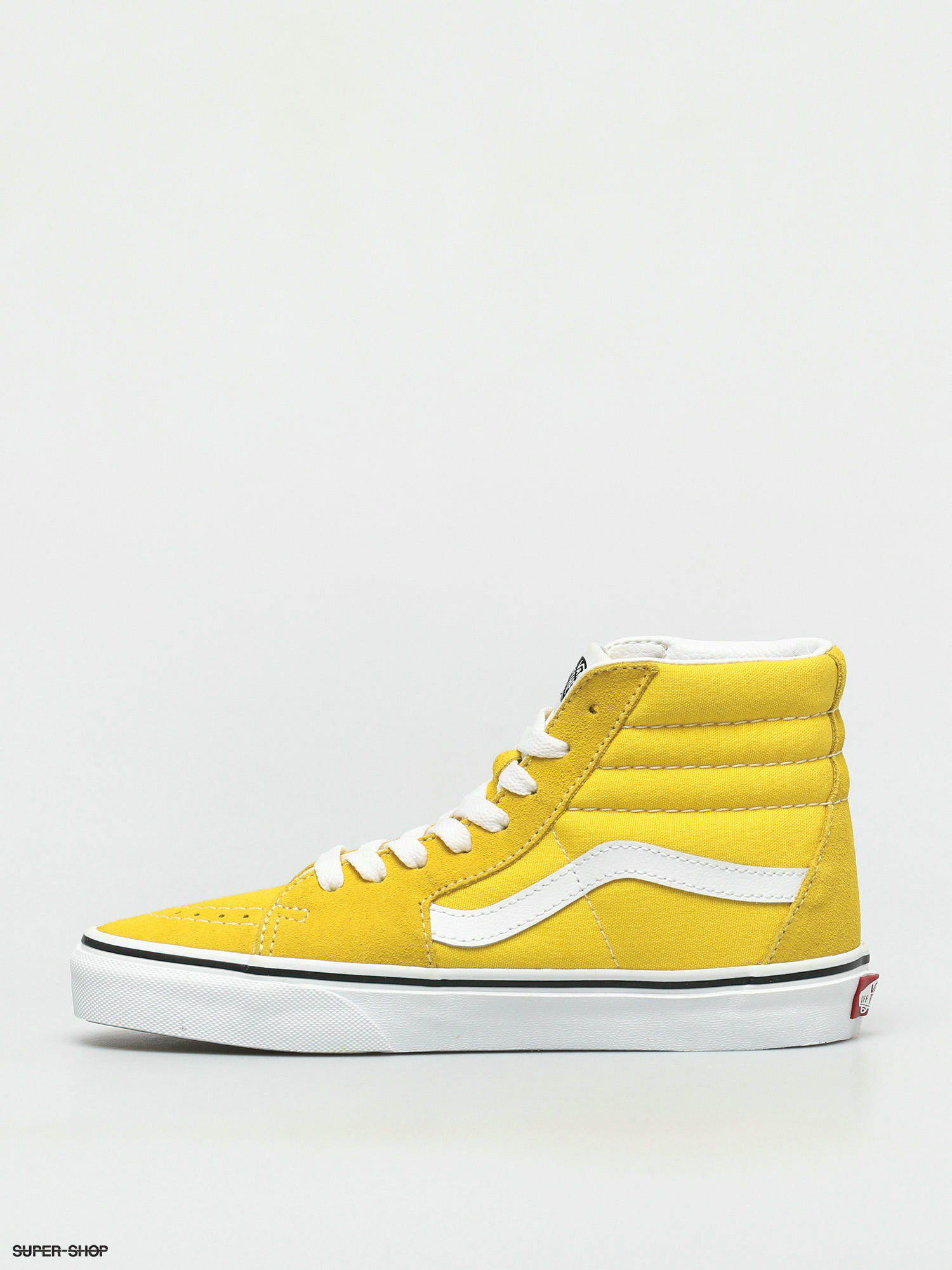 vans yellow white