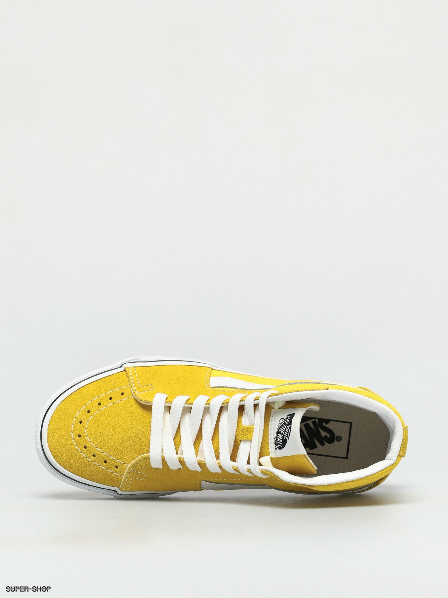 yellow white vans