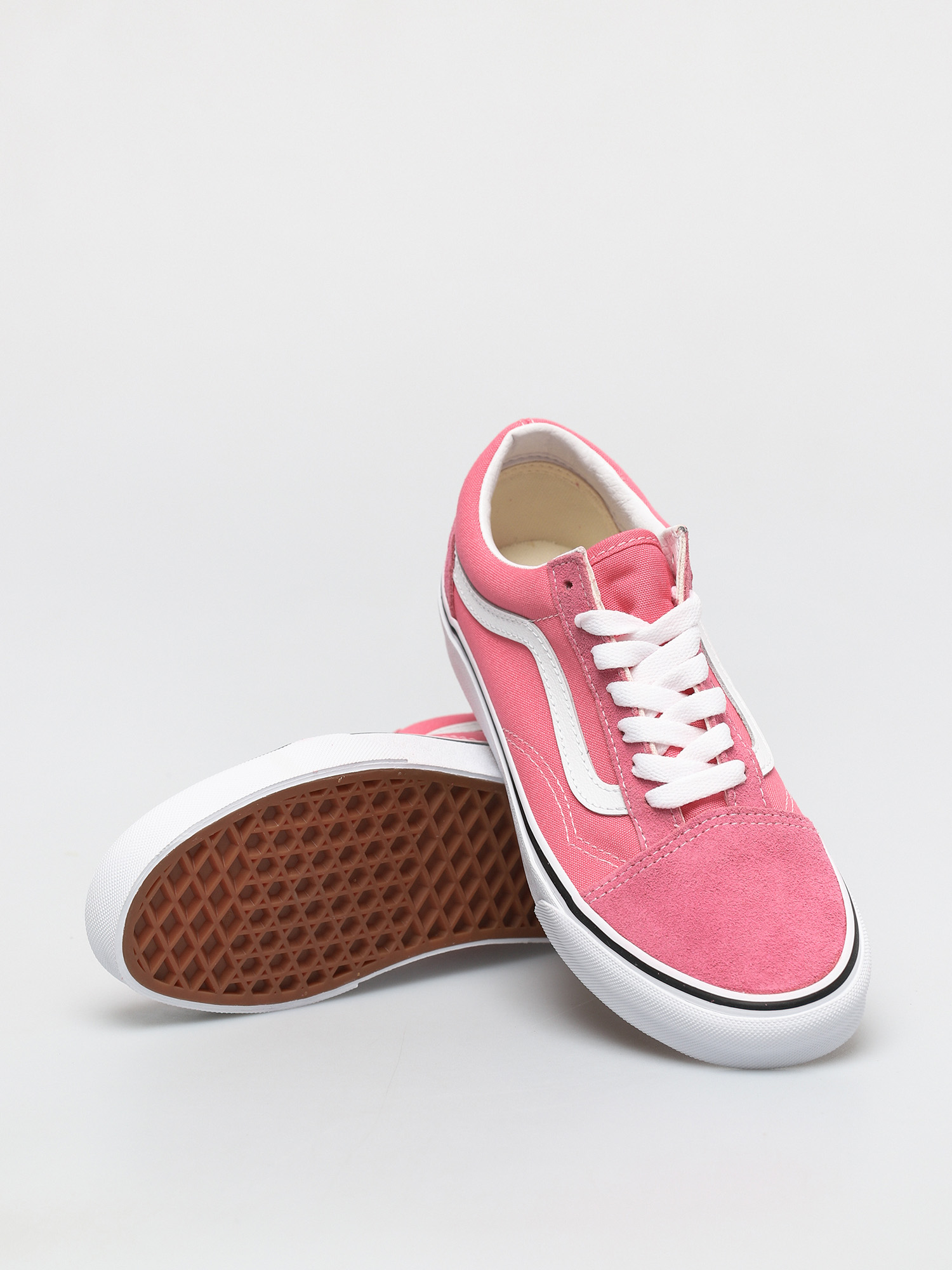 Vans Old Skool Shoes (pink lemonade/true white)