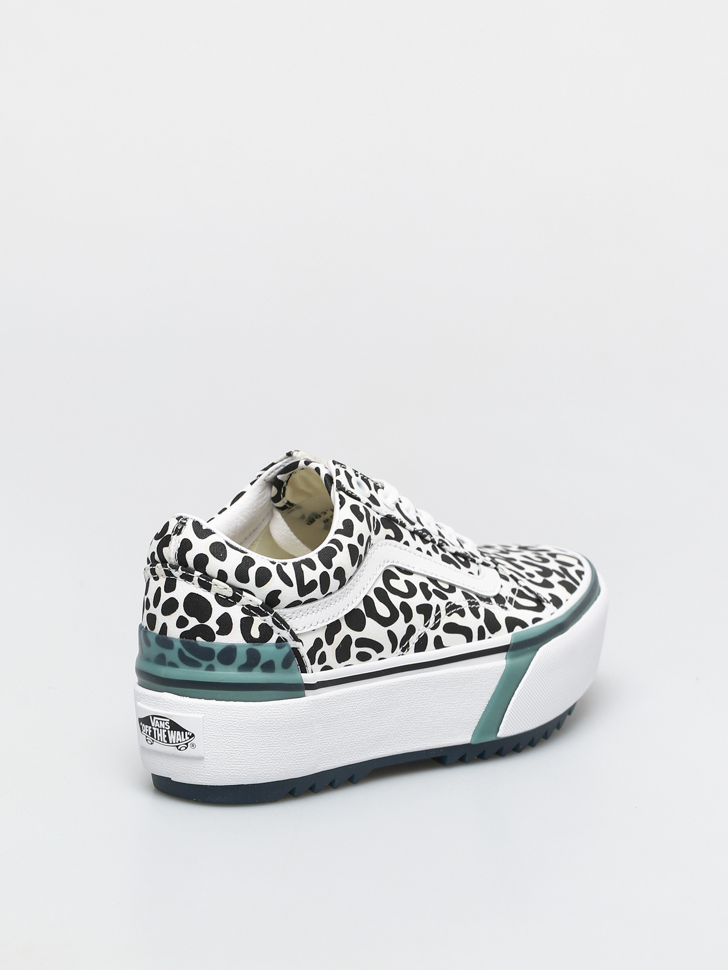 Vans Old Skool Stacked Shoes (uv ink leopard/true white)