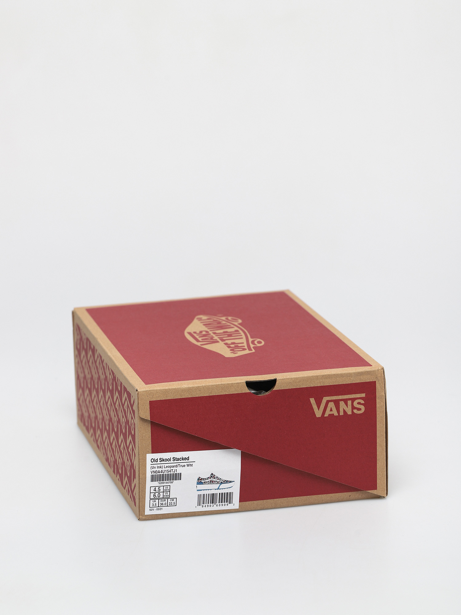 Vans Old Skool Stacked Shoes (uv ink leopard/true white)