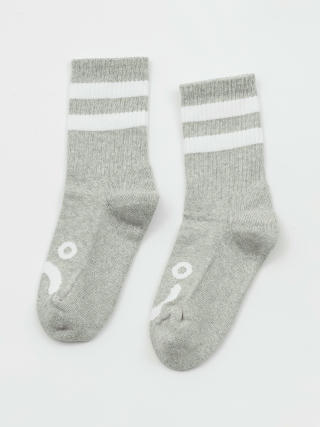 Polar Skate Happy Sad Socken (heather grey)