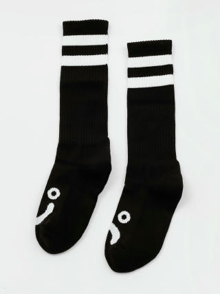 Polar Skate Happy Sad Long Socks (black)