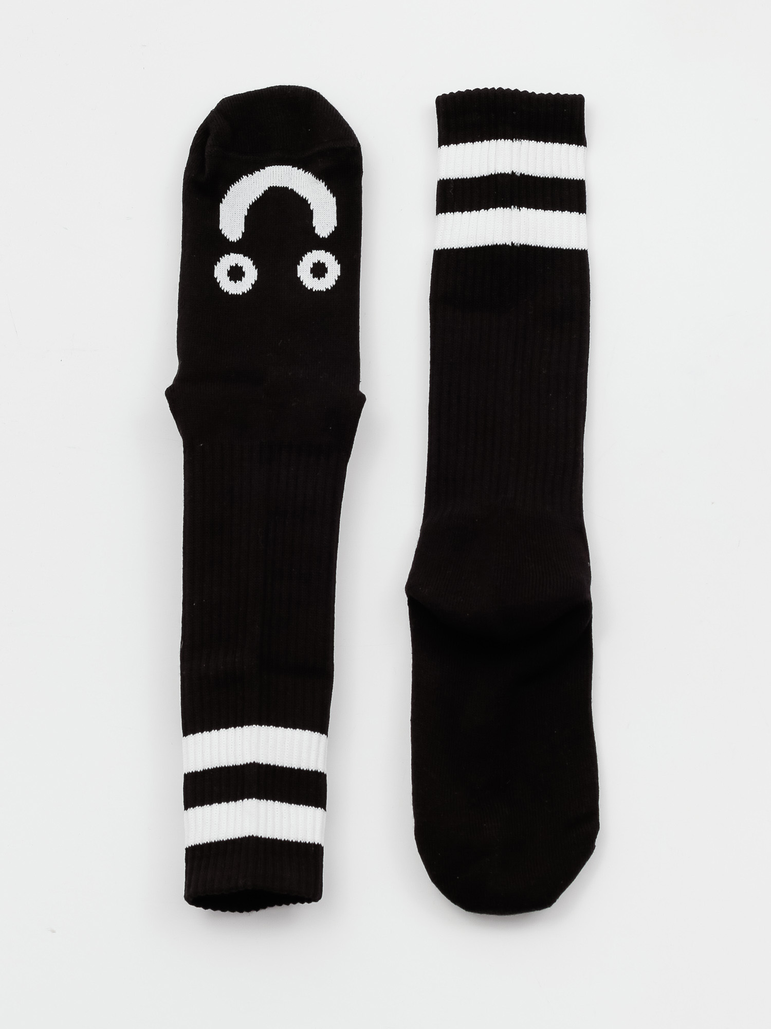 Polar Skate Happy Sad Long Socks (black)