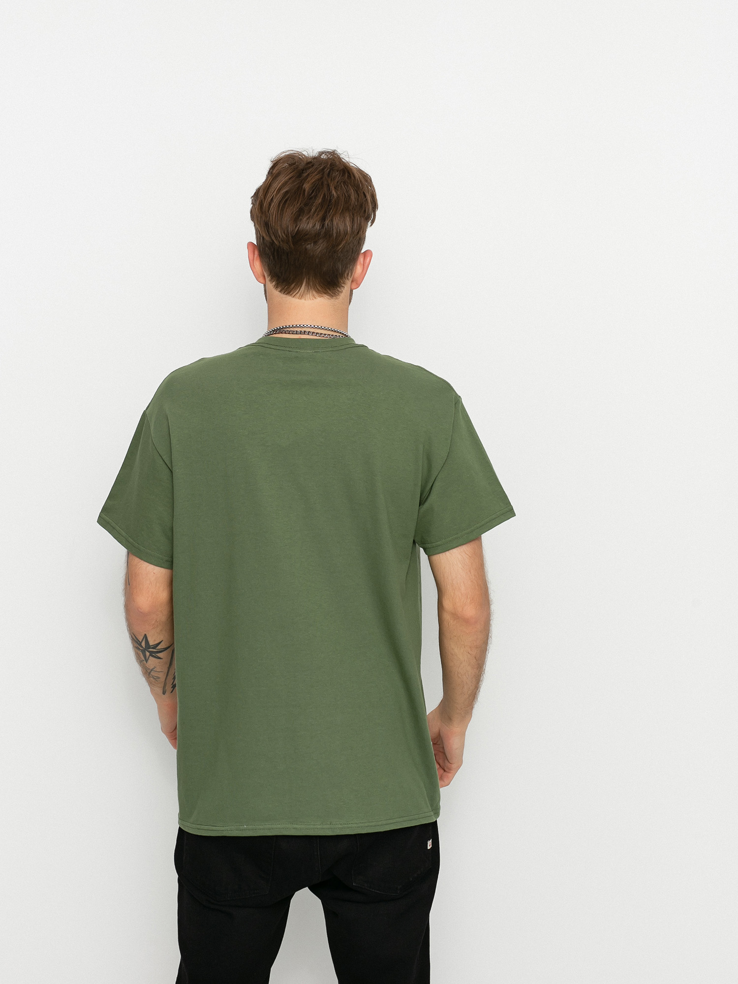 Thrasher T-shirt Skate Mag (military green)
