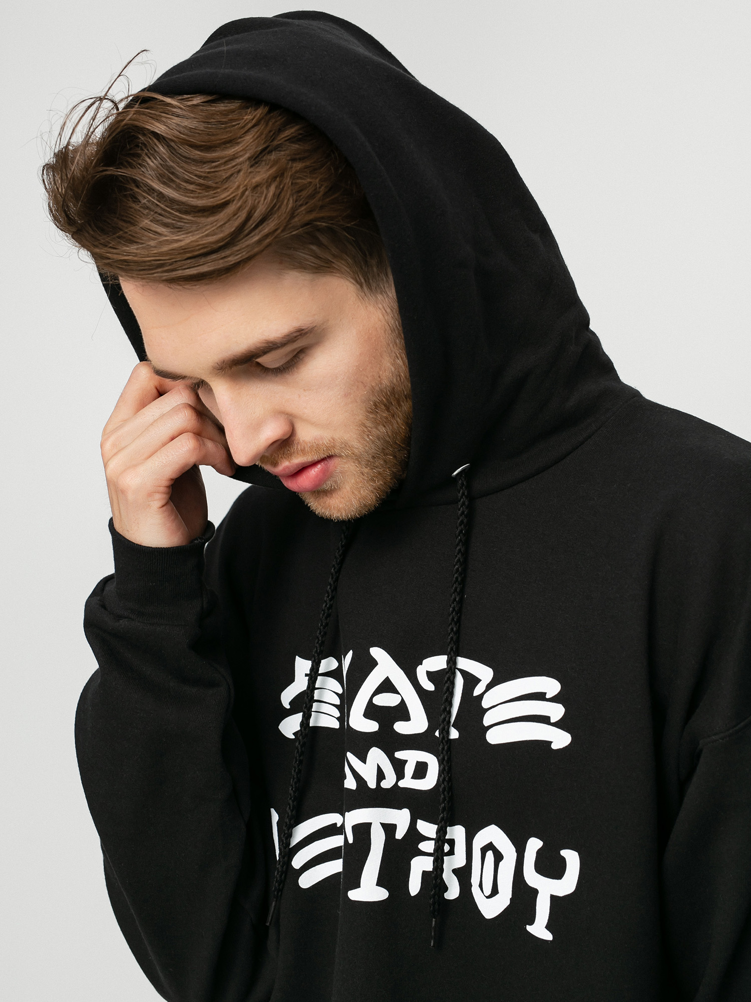 Thrasher Skate And Destroy HD Hoodie (black)