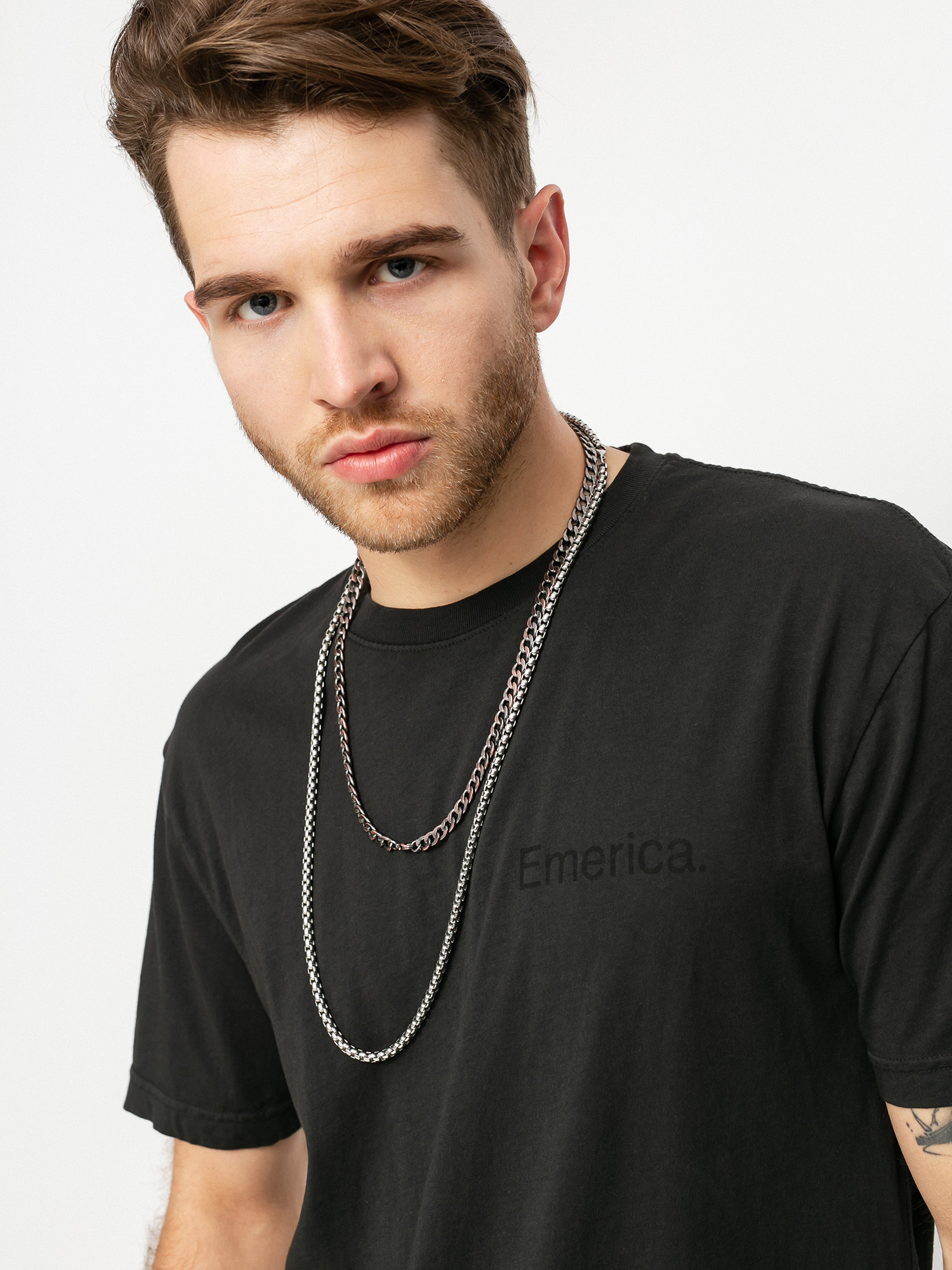 Emerica Pure Logo T-Shirt (black/black)