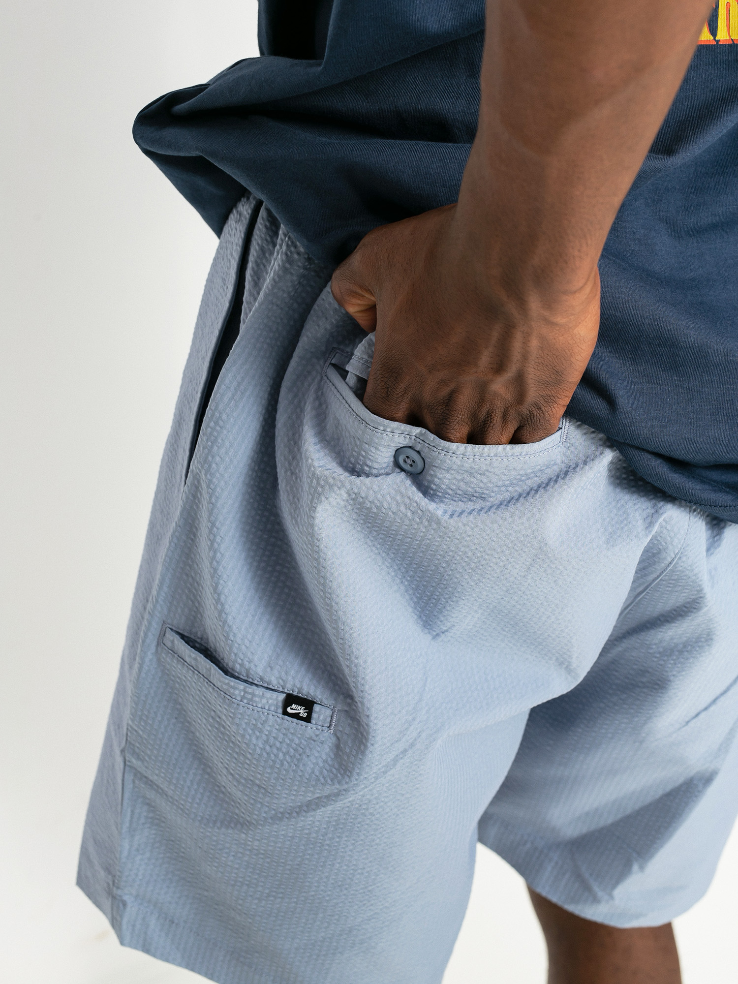 Nike SB Seersucker Chino Shorts (ashen slate)