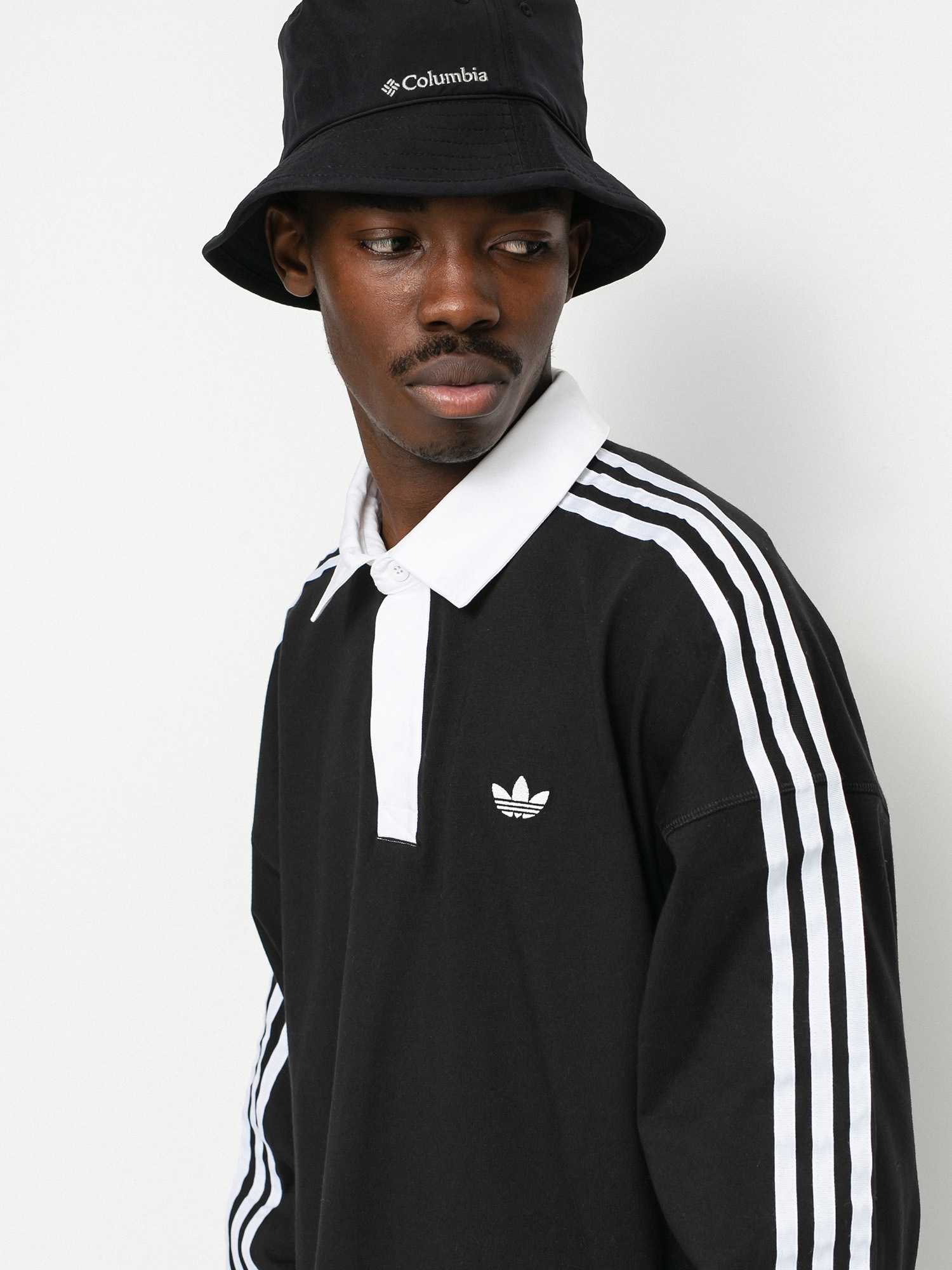 adidas Solid Rugby Longsleeve black (black/white)