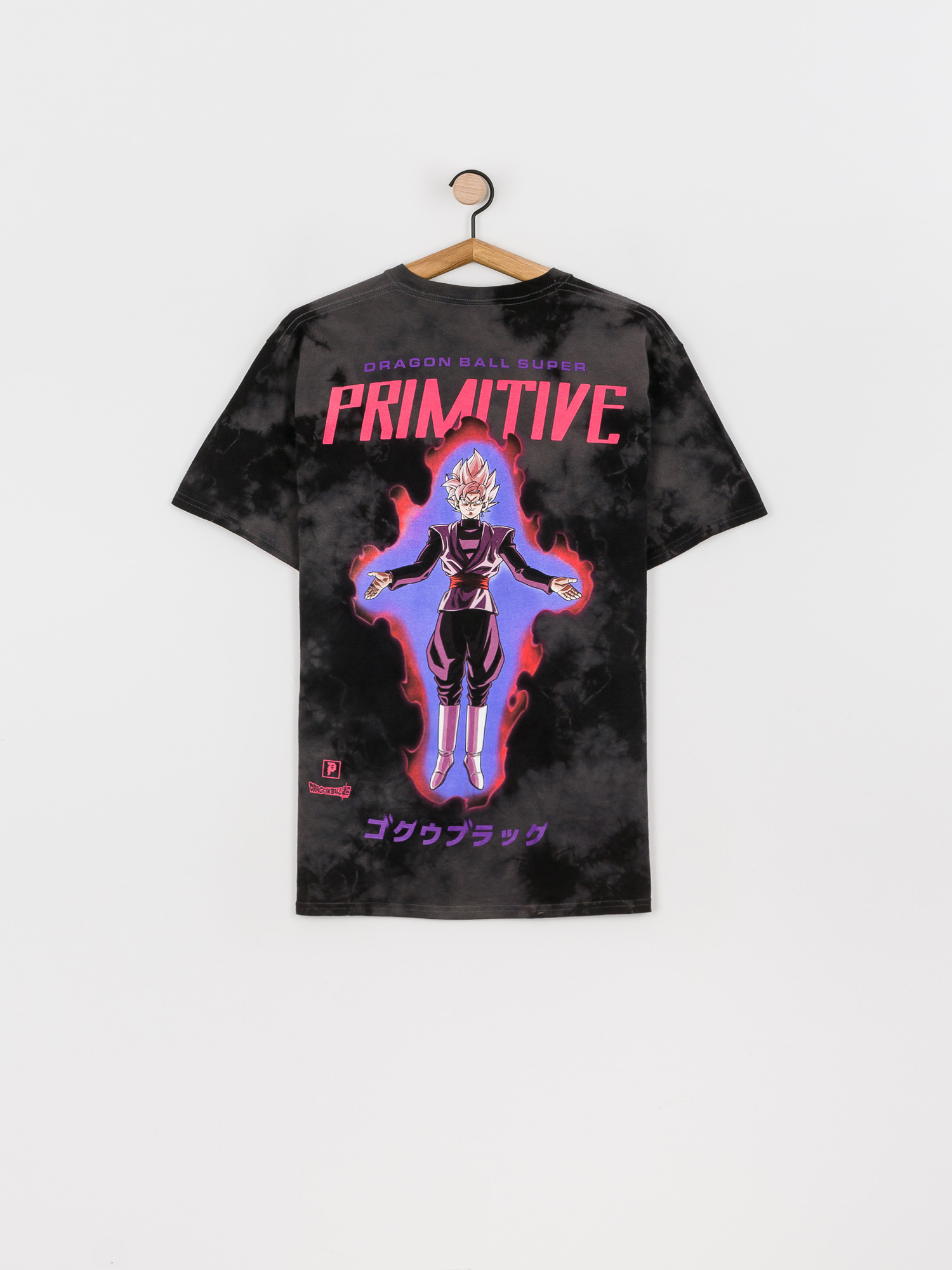 Primitive Goku Black Rose Washed T-shirt - black (black)