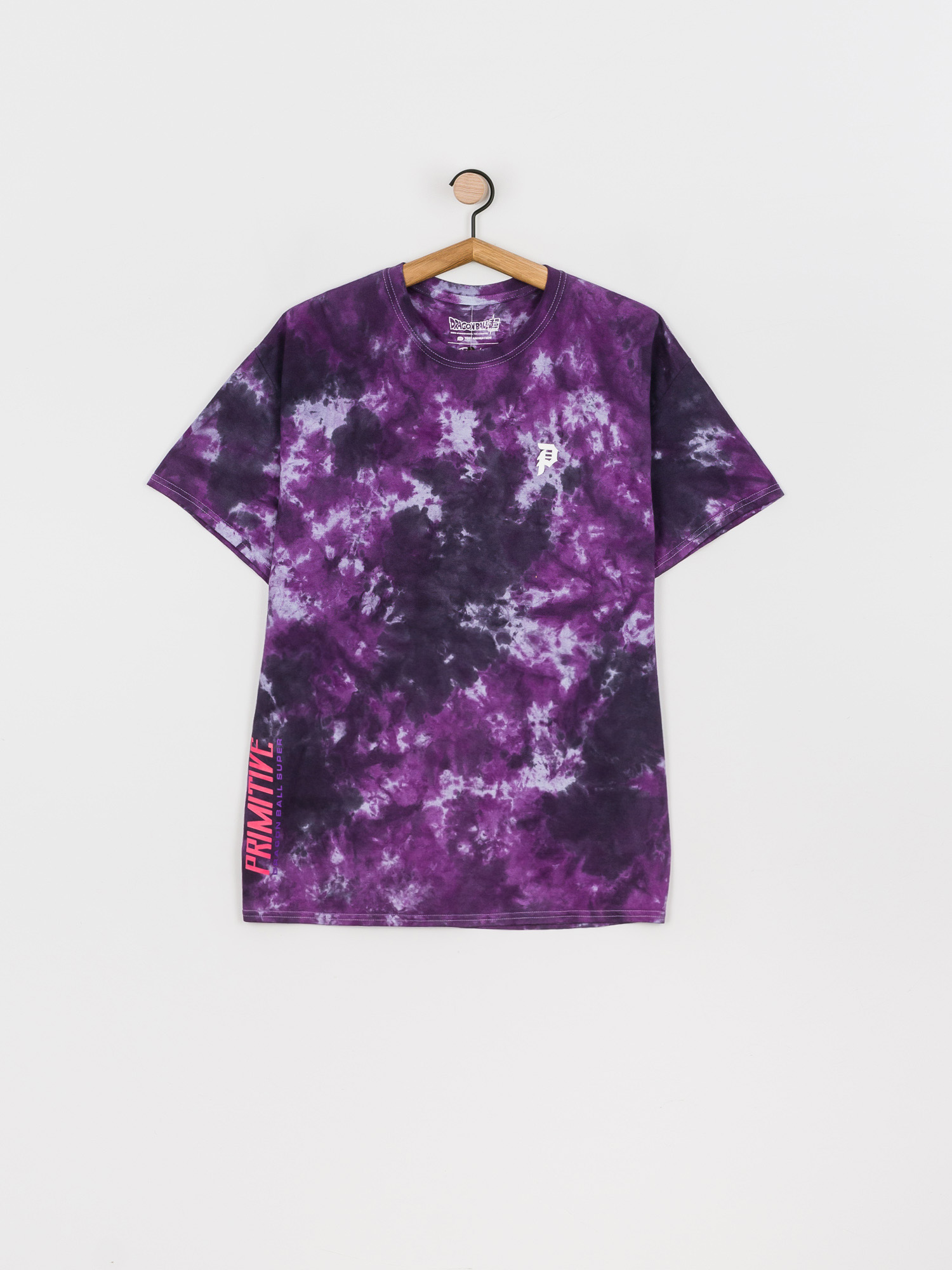 Primitive Goku Black Rose Washed T-shirt (purple)