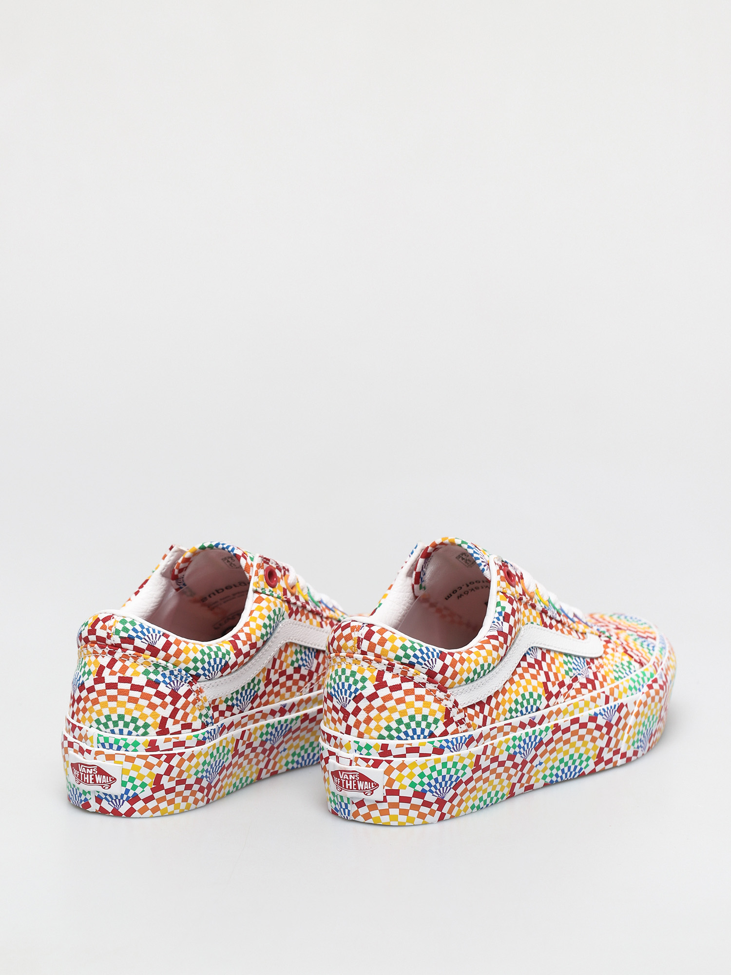 Vans Old Skool Platform Schuhe (pride multi/true white)