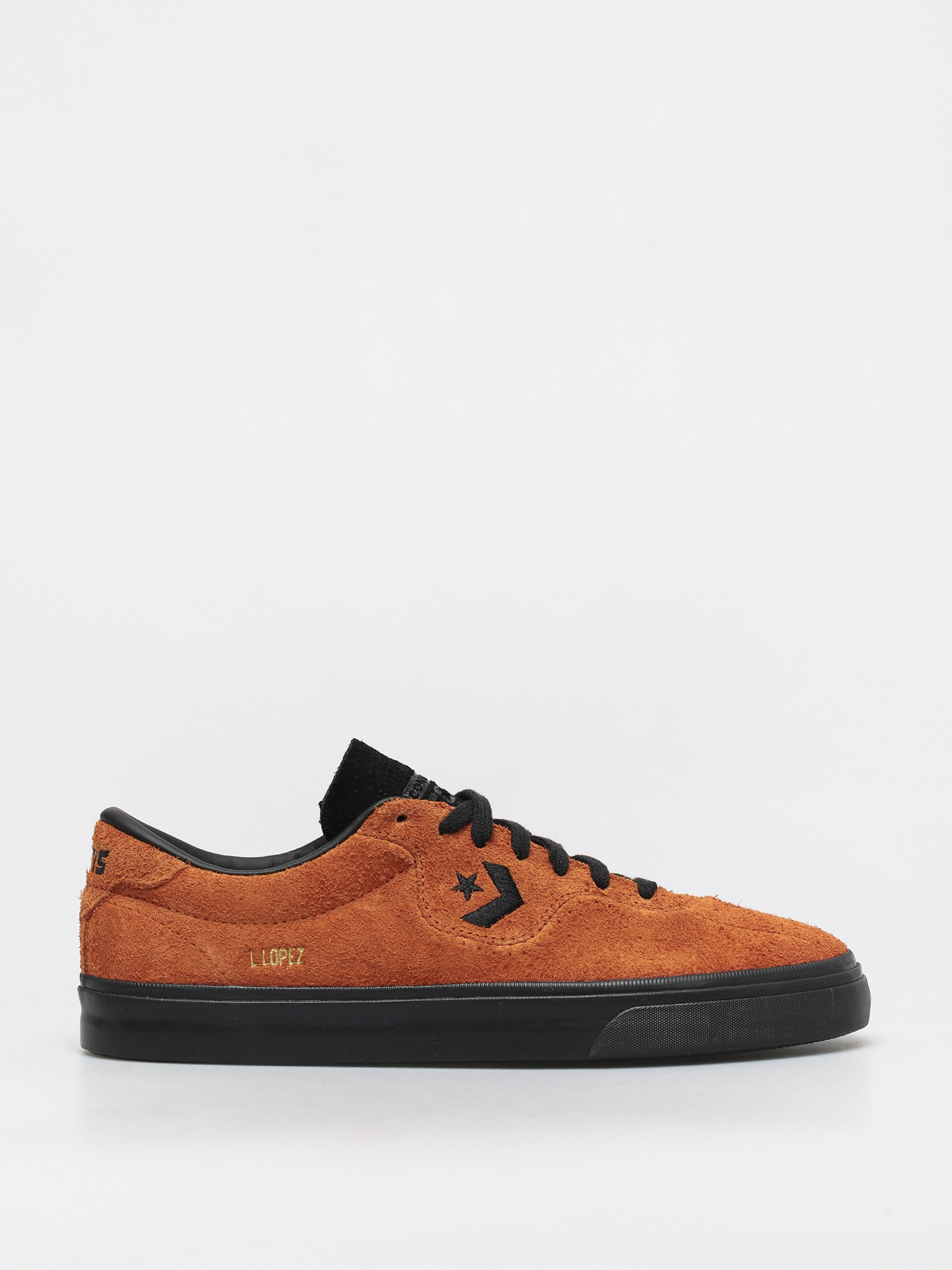 Converse Louie Lopez Pro OX Amber Sepia/Black/Black Unisex Mens 4/ Womens 5.5 Converse Louie Lopez Pro Ox Shoes - brown (amber sepia/black) main image 2