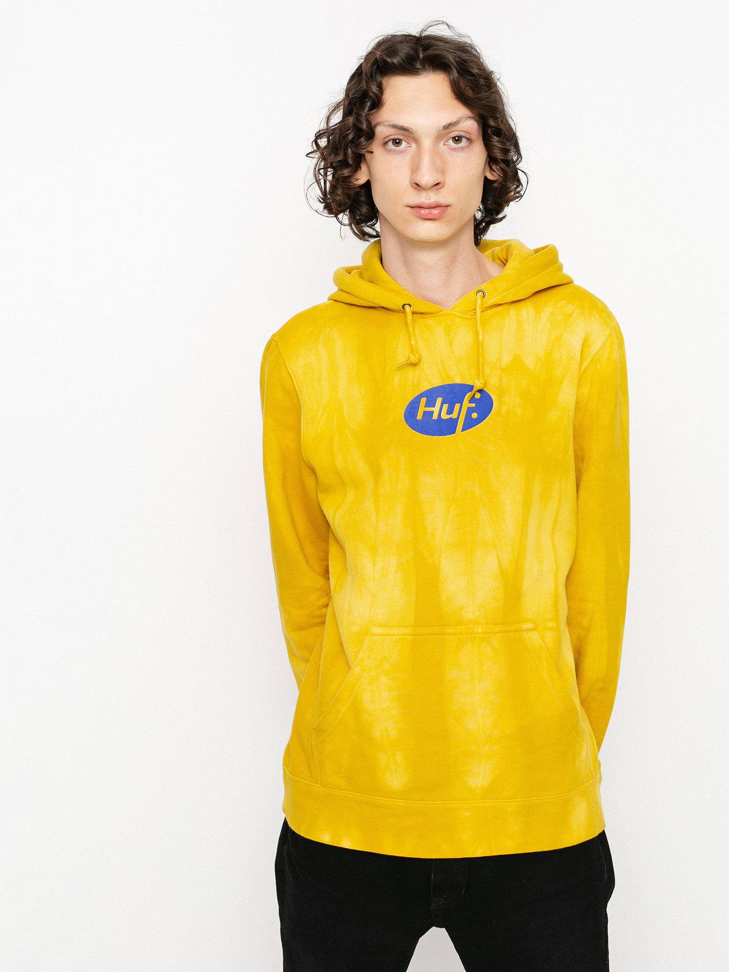 HUF Relax Tiedye HD Hoodie (yellow)