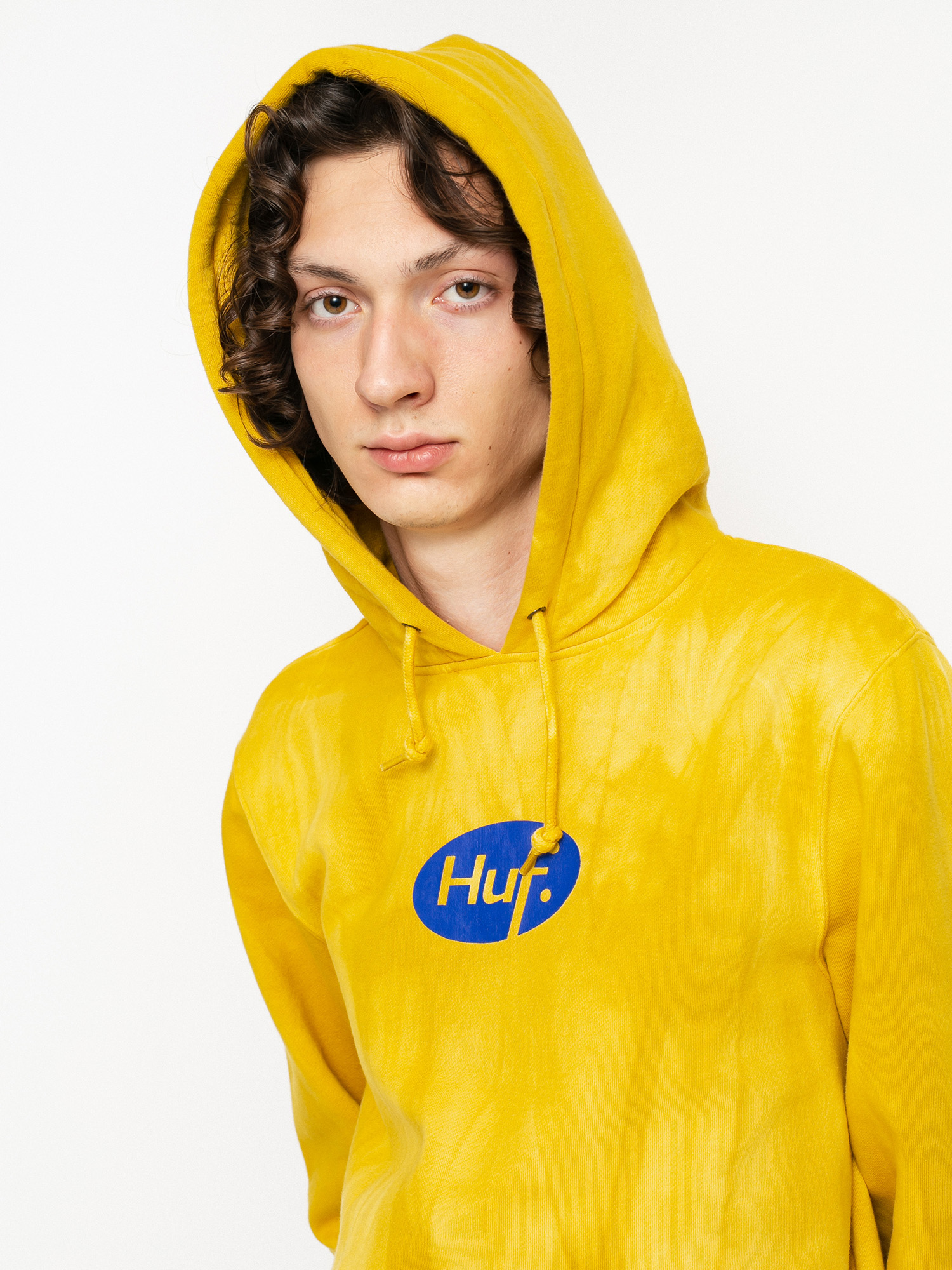 HUF Relax Tiedye HD Hoodie (yellow)