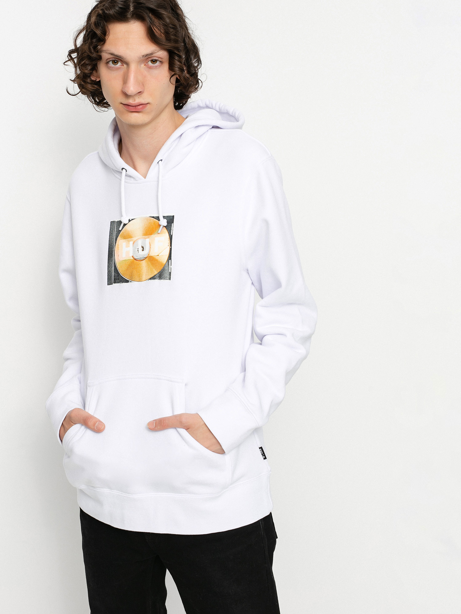 Huf box logo on sale hoodie