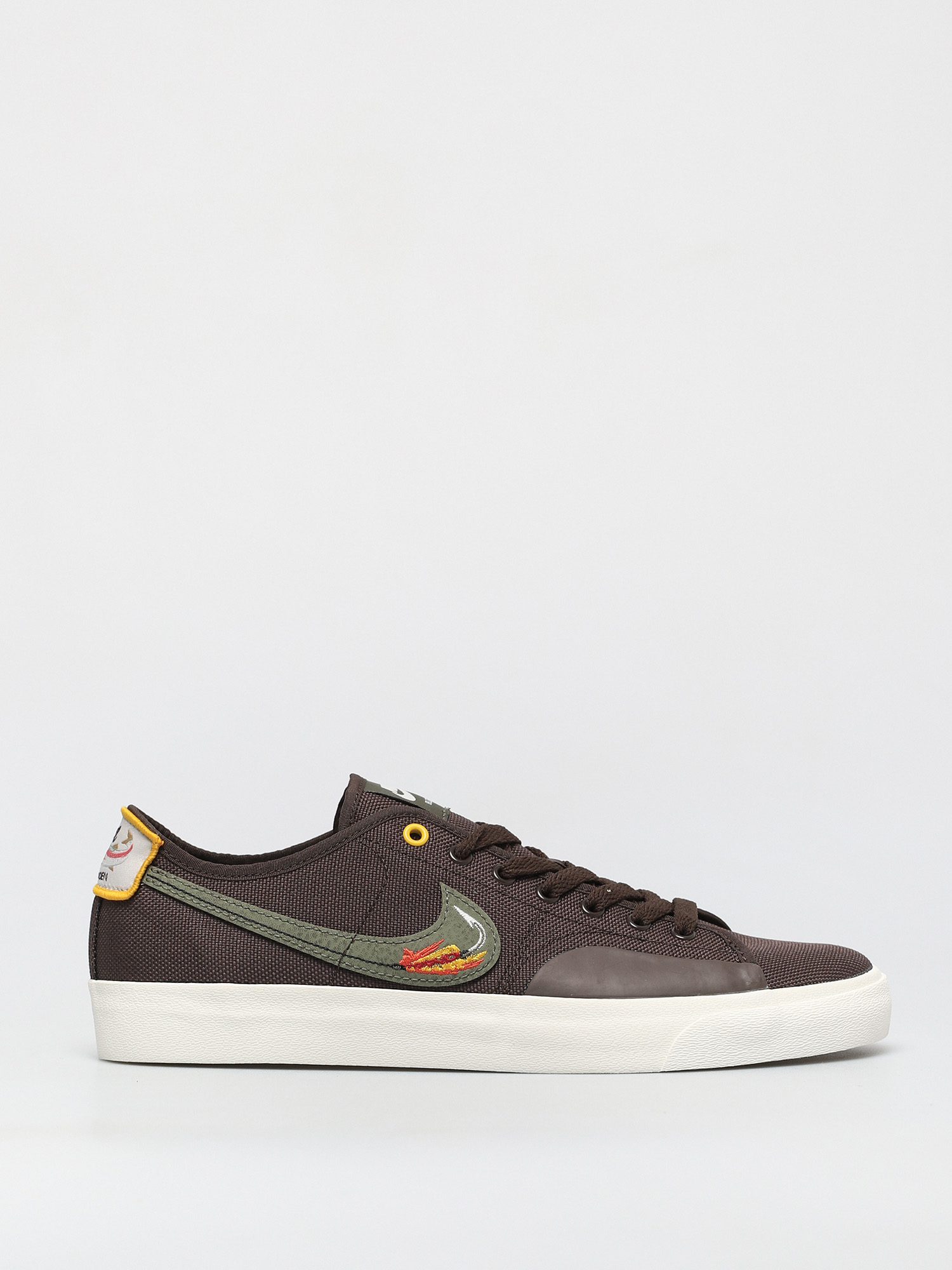 Nike SB X Daan Van Der Linden Blazer Court Shoes (baroque brown/medium olive light bone)