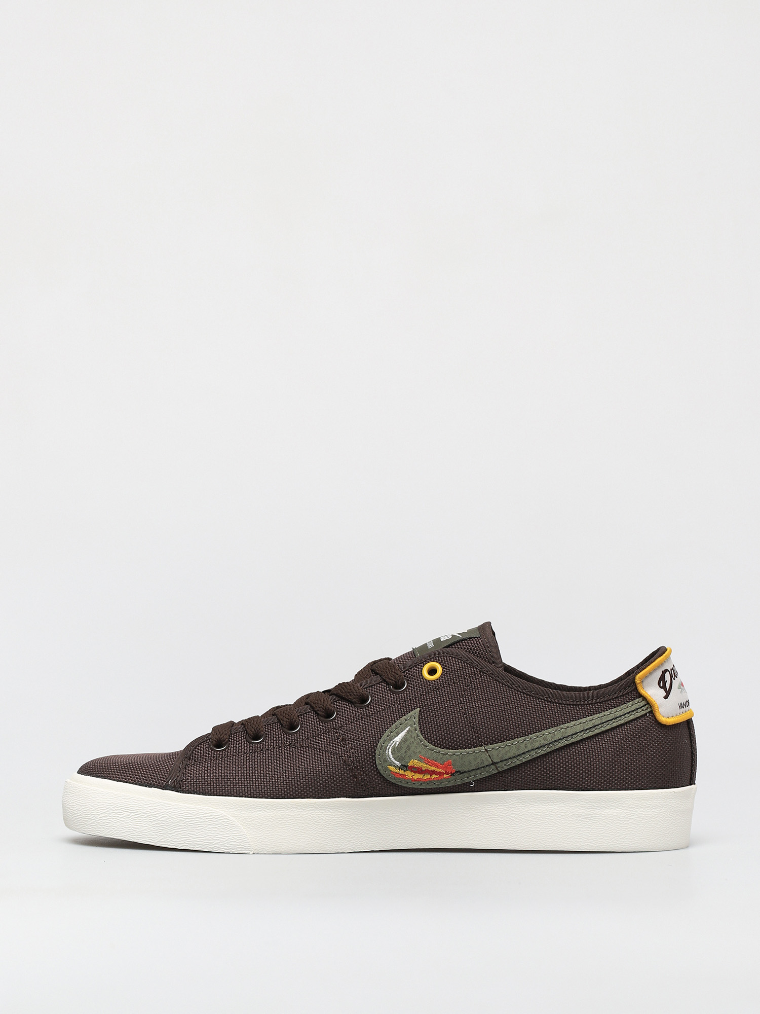 Nike SB X Daan Van Der Linden Blazer Court Shoes (baroque brown/medium olive light bone)