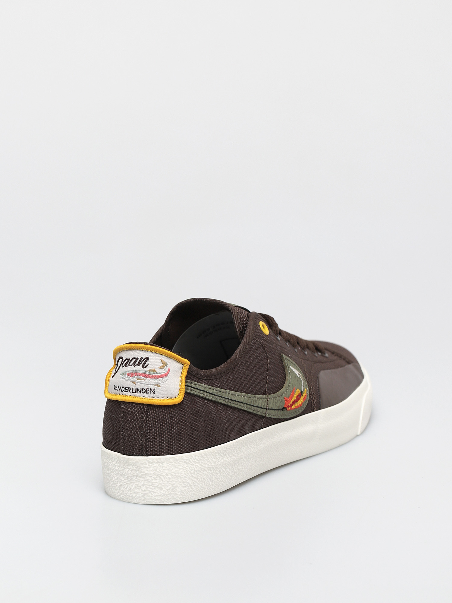 Nike SB X Daan Van Der Linden Blazer Court Shoes (baroque brown/medium olive light bone)