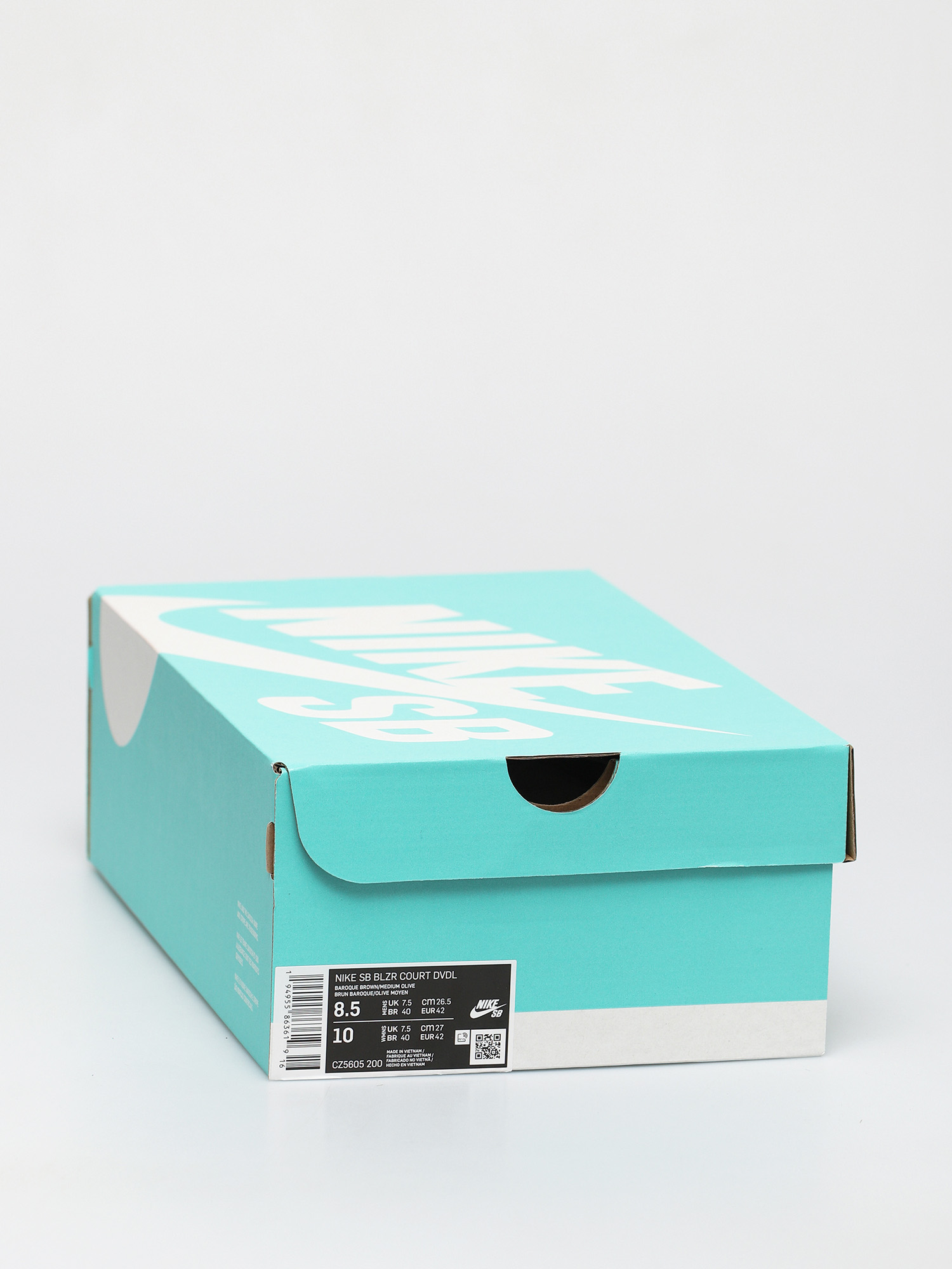 Nike SB X Daan Van Der Linden Blazer Court Shoes (baroque brown/medium olive light bone)