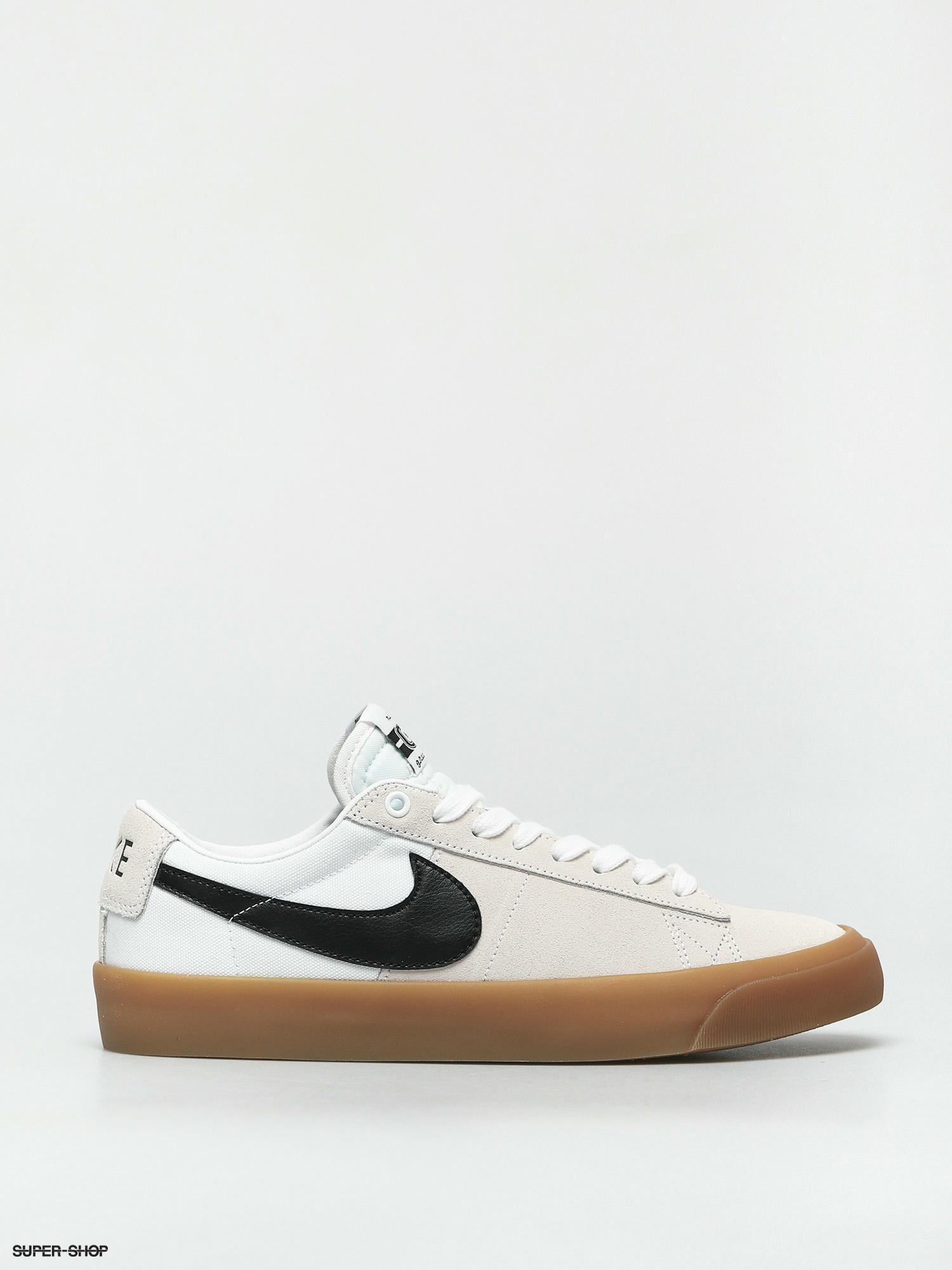 Nike Sb Zoom Blazer Low Pro Gt Shoes White Black White White