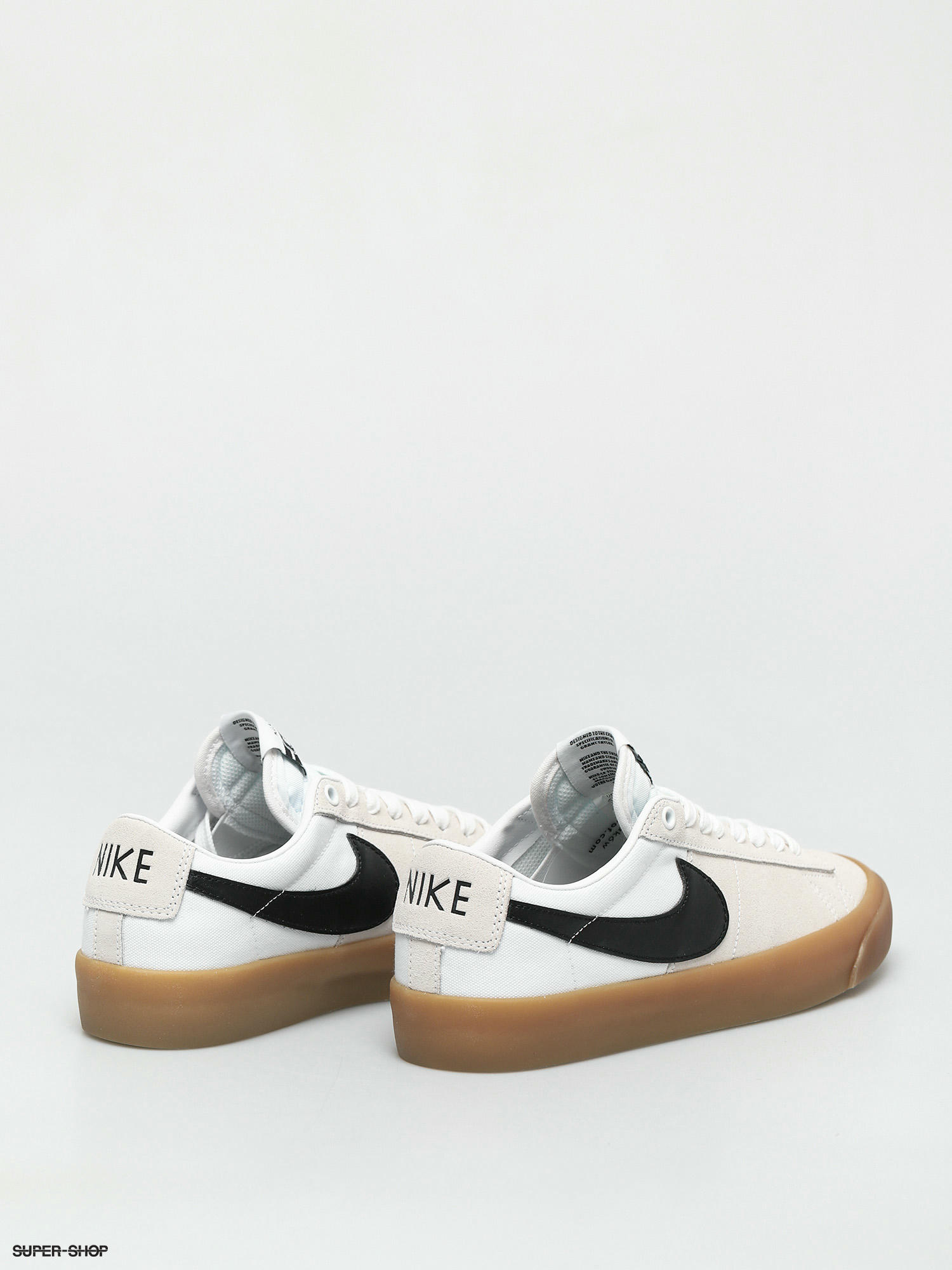 Nike SB Zoom Blazer Low Pro Gt Shoes - beige (white/black white white)