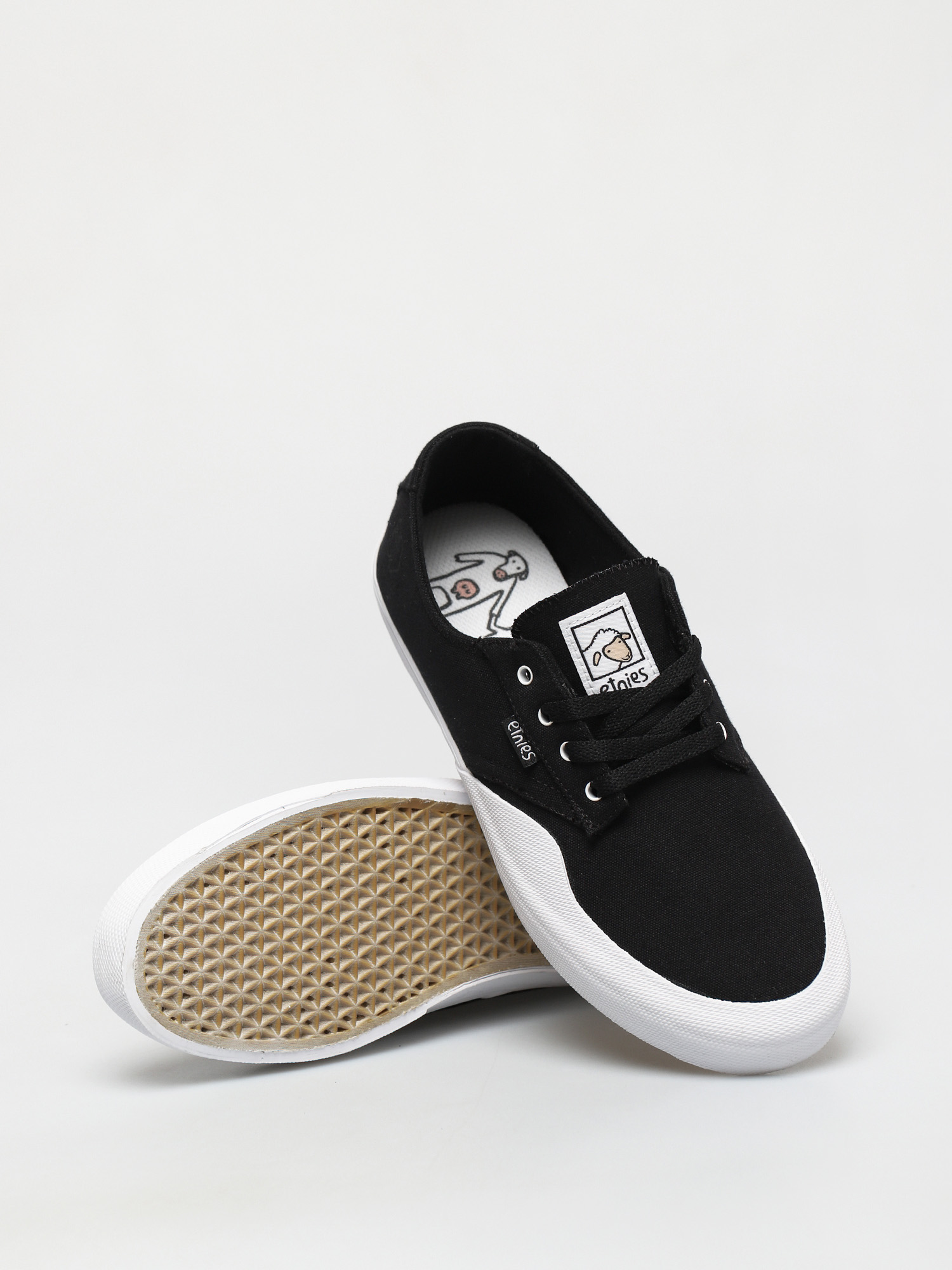 Etnies Jameson Vulc Ls X Sheep Shoes (black/white/gum)
