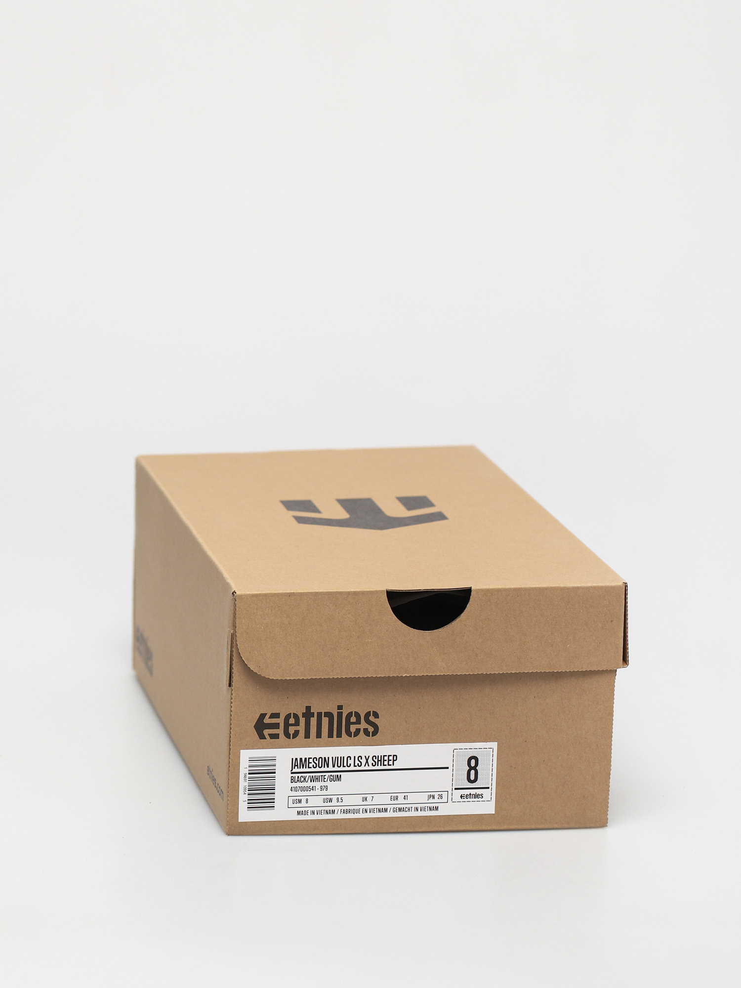 Etnies Jameson Vulc Ls X Sheep Shoes (black/white/gum)