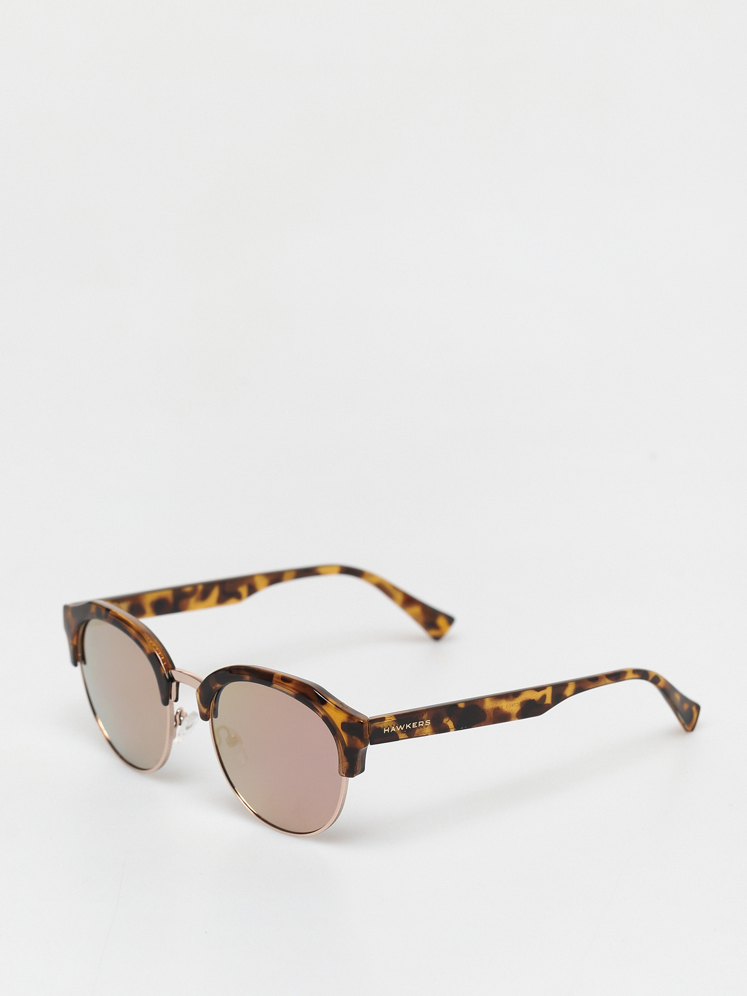 Hawkers Classic Rounded Sunglasses (carey/rose gold/tr90 acero inoxidable)