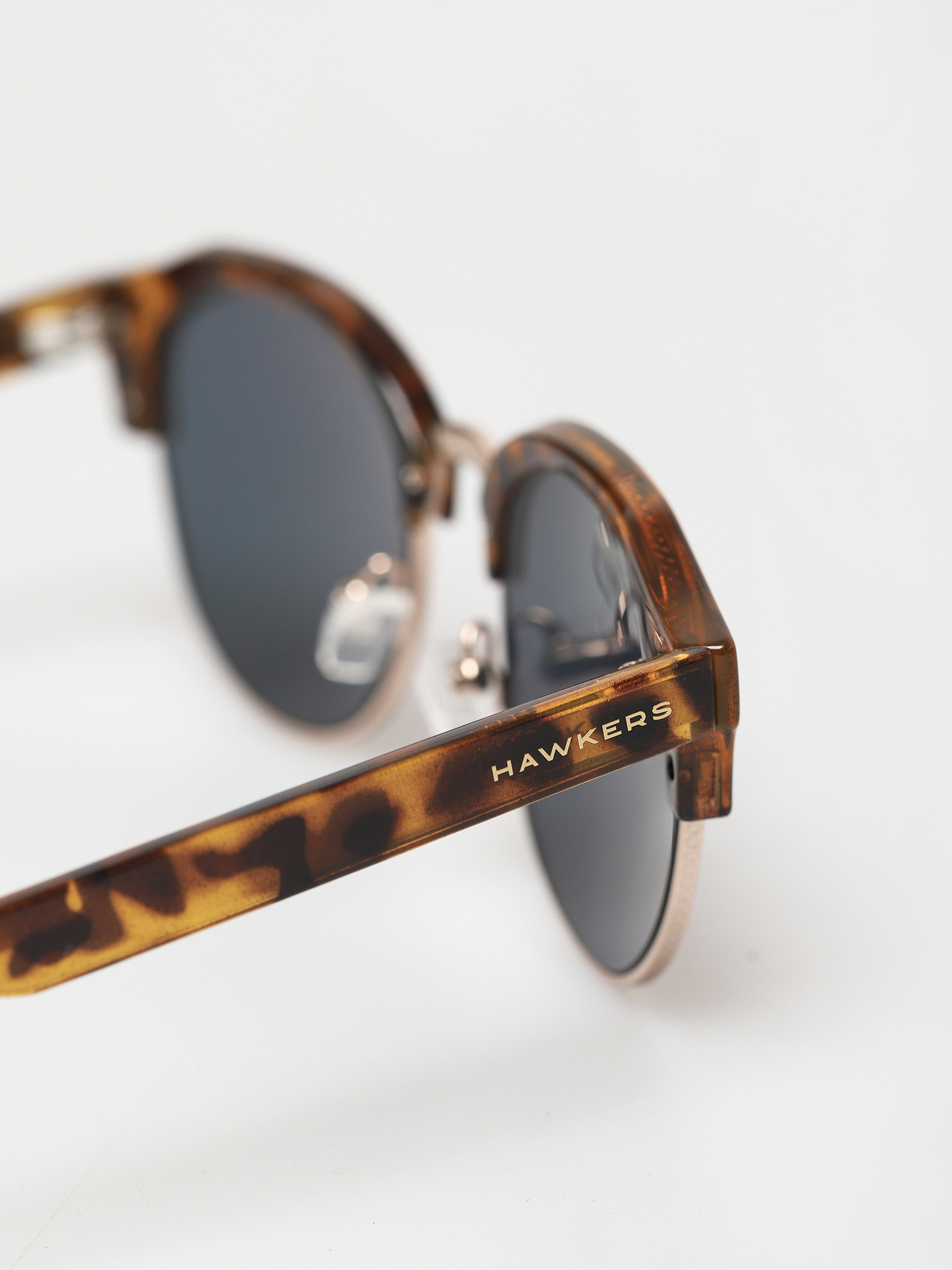 Hawkers Classic Rounded Sunglasses (carey/rose gold/tr90 acero inoxidable)