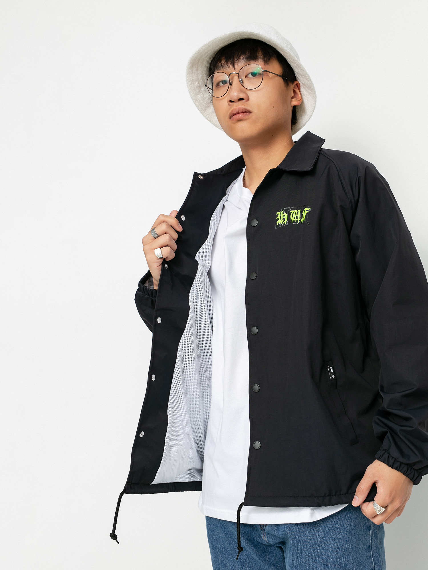HUF Discordia Coach Jacket (black)