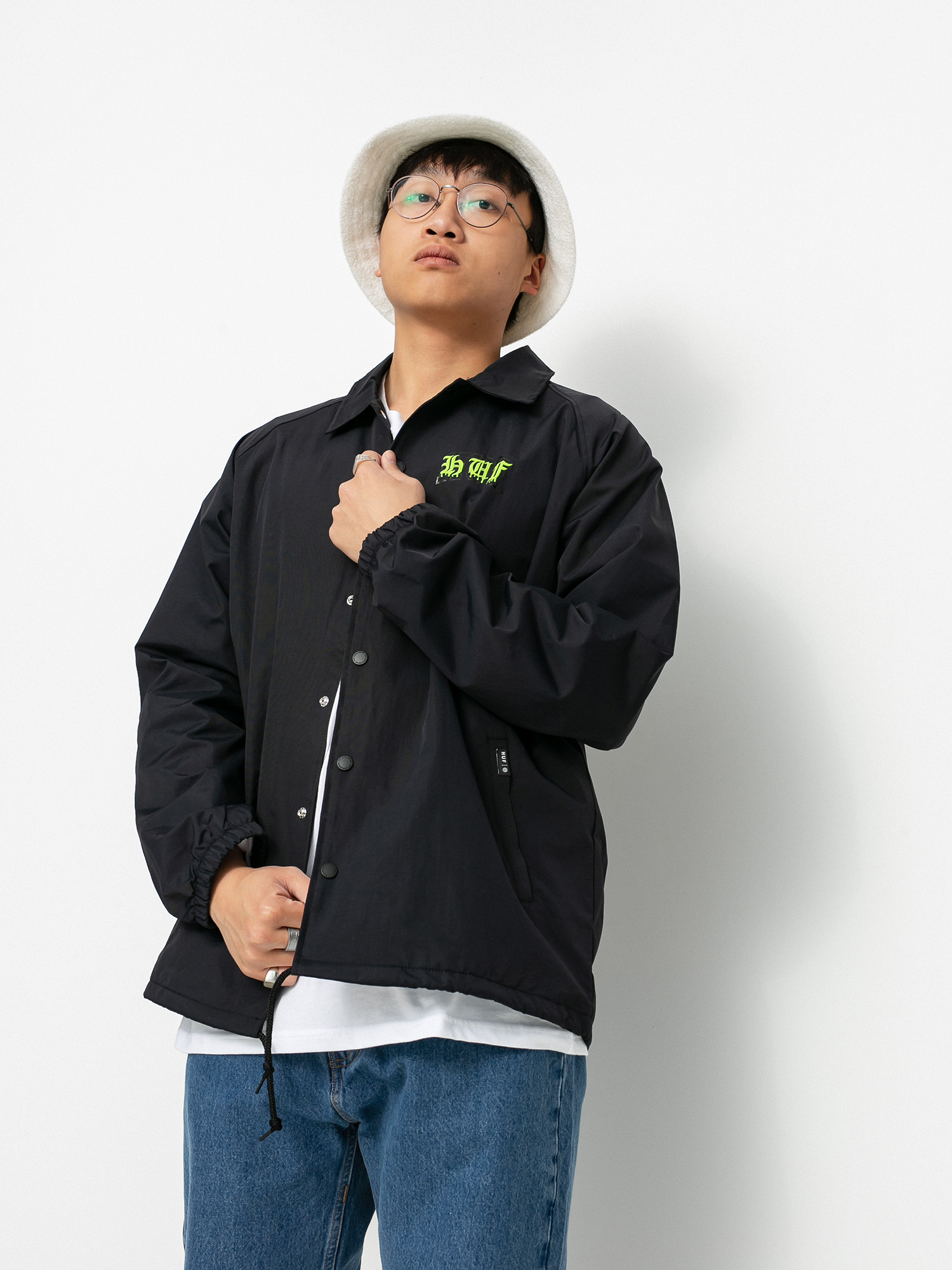 HUF Discordia Coach Jacket (black)