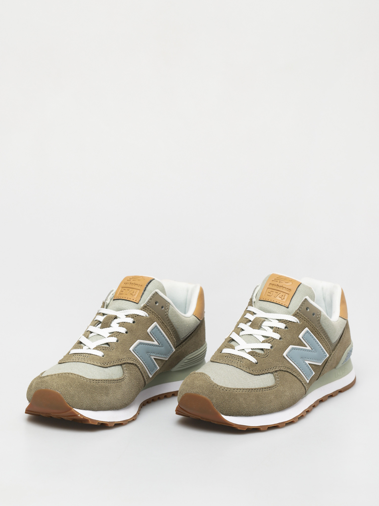 new balance 574 leather brown