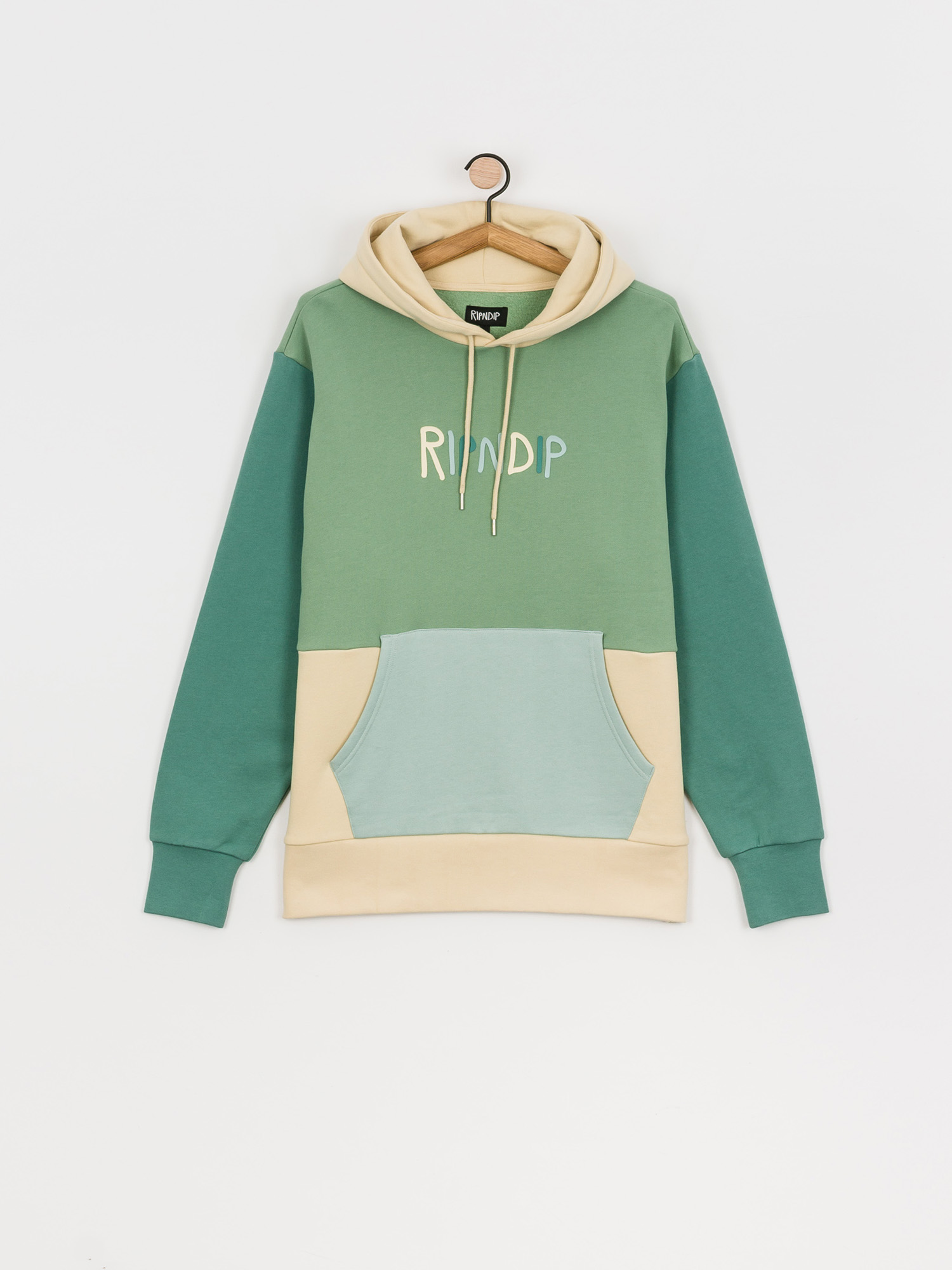RipNDip Color Block Rubber Logo HD Hoodie (multi)