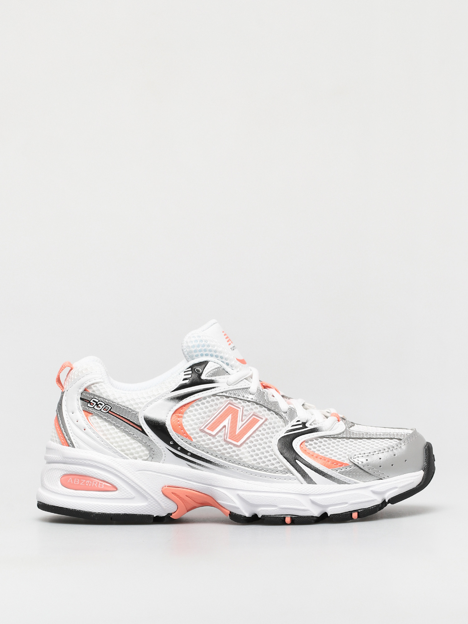 New Balance 530 Shoes (munsell white/paradise pink)