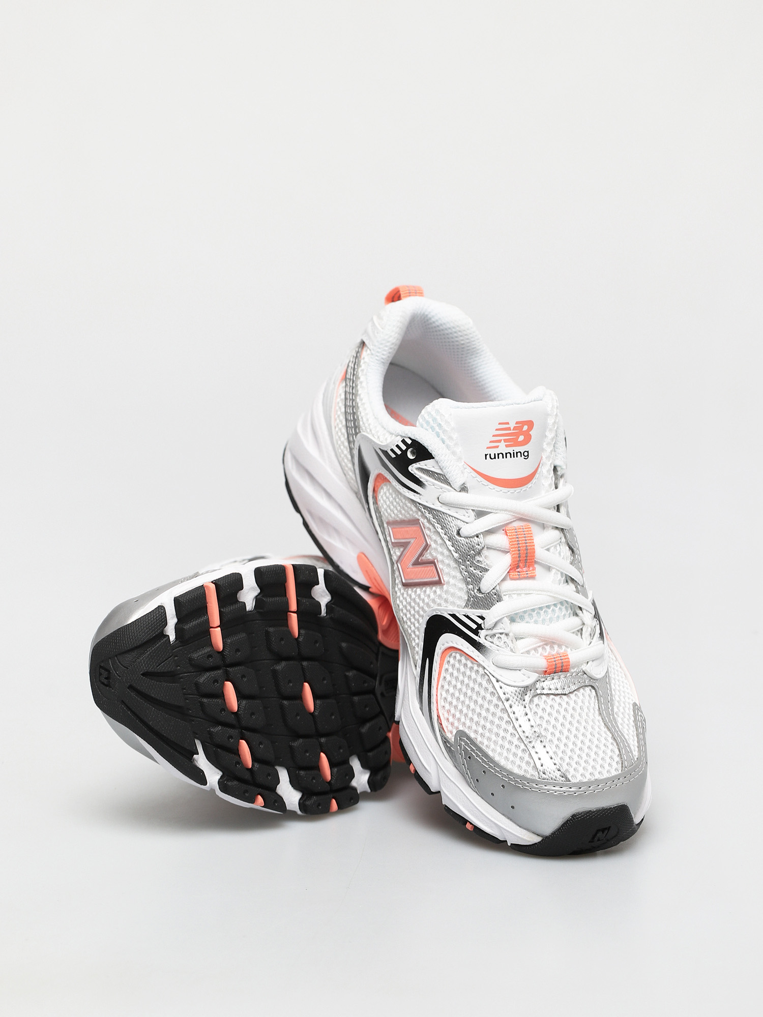 New Balance 530 Shoes (munsell white/paradise pink)
