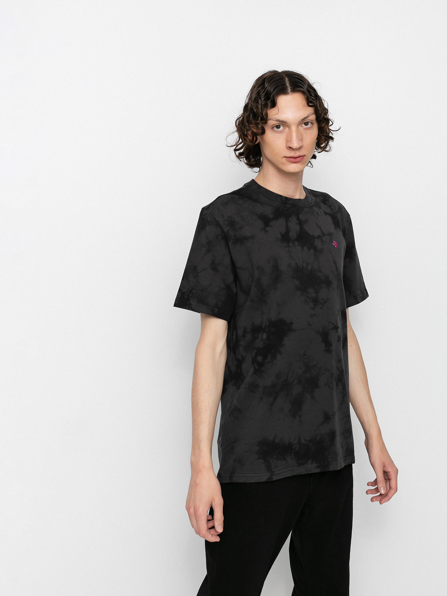 Converse Marble Cut and Sew T-shirt (converse black)