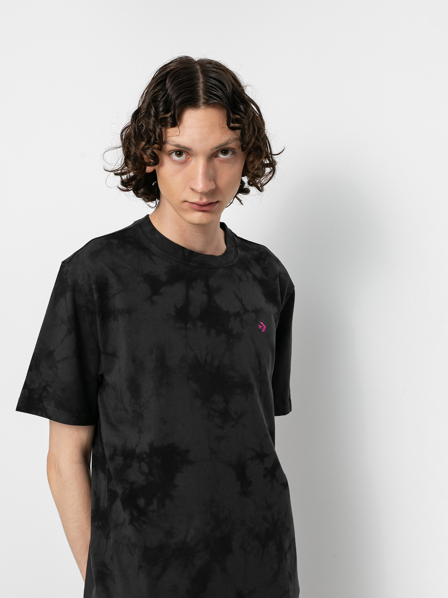 Converse Marble Cut and Sew T-shirt (converse black)