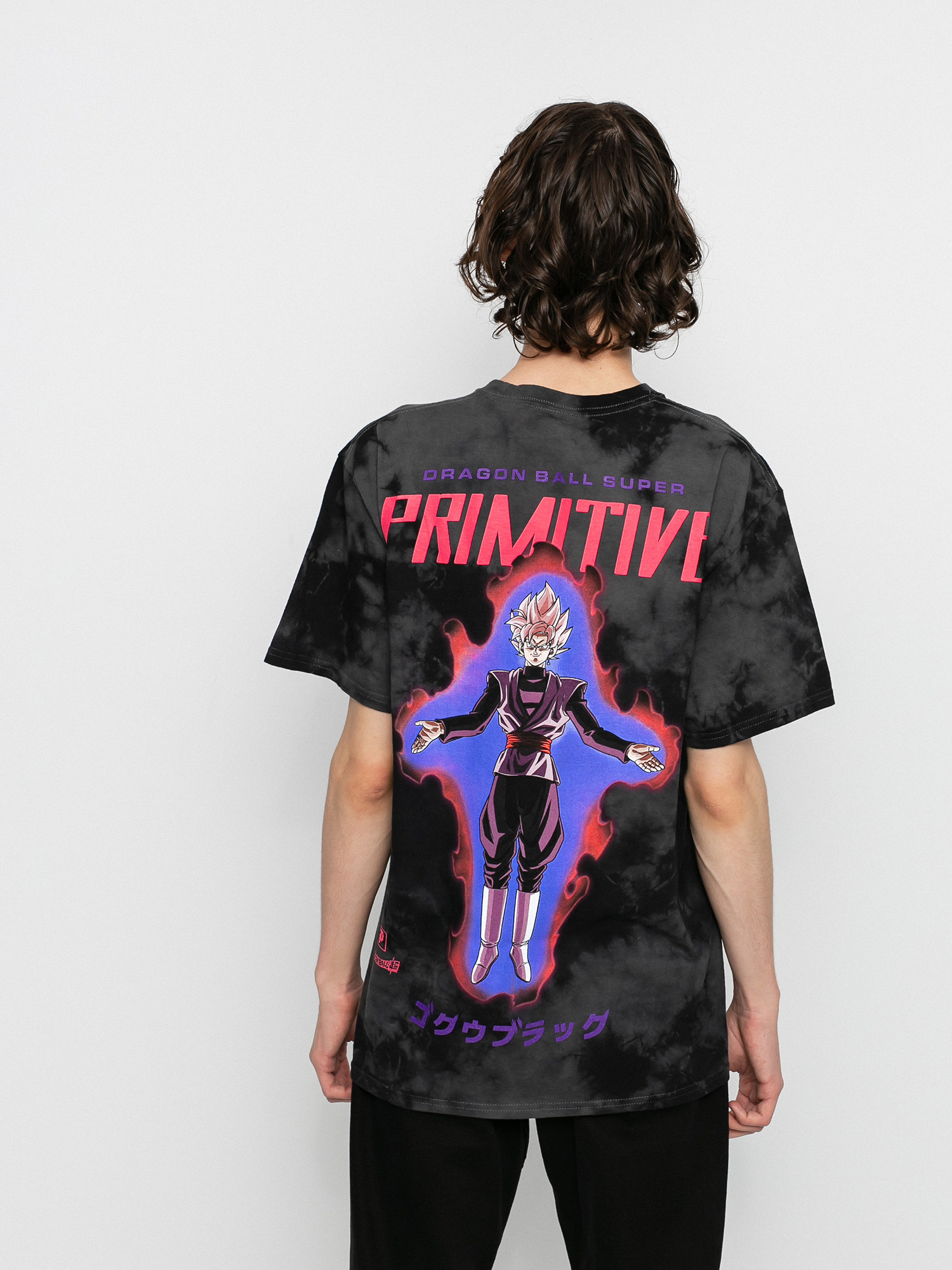 Primitive Goku Black Rose Washed T-shirt (black)