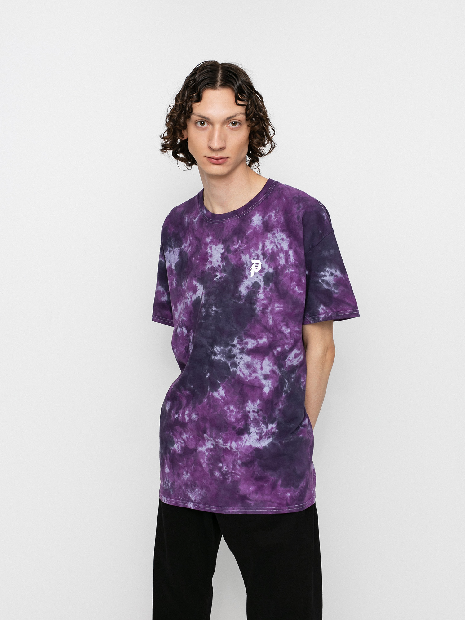 Primitive Goku Black Rose Washed T-shirt (purple)