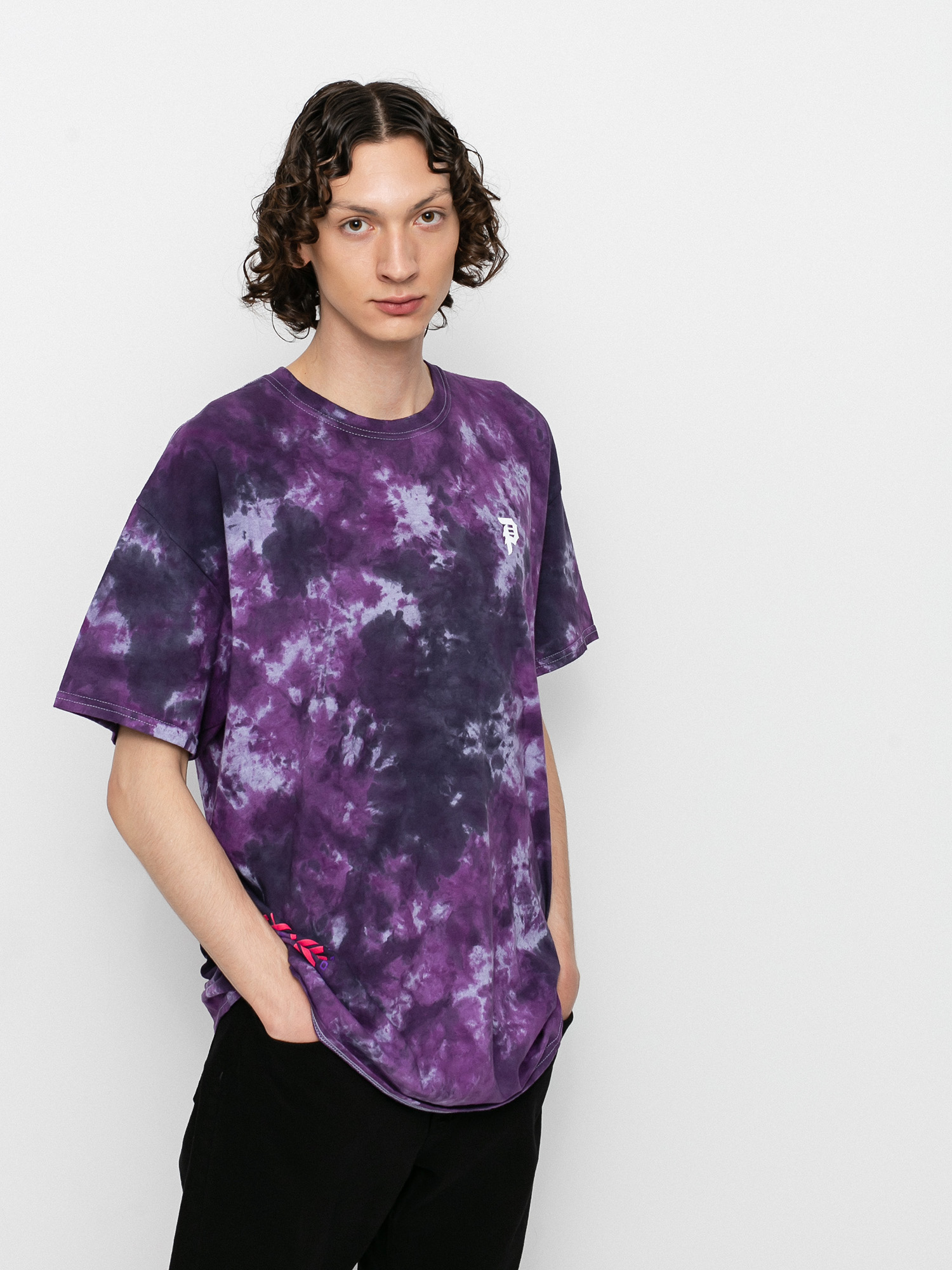 Primitive Goku Black Rose Washed T-shirt (purple)