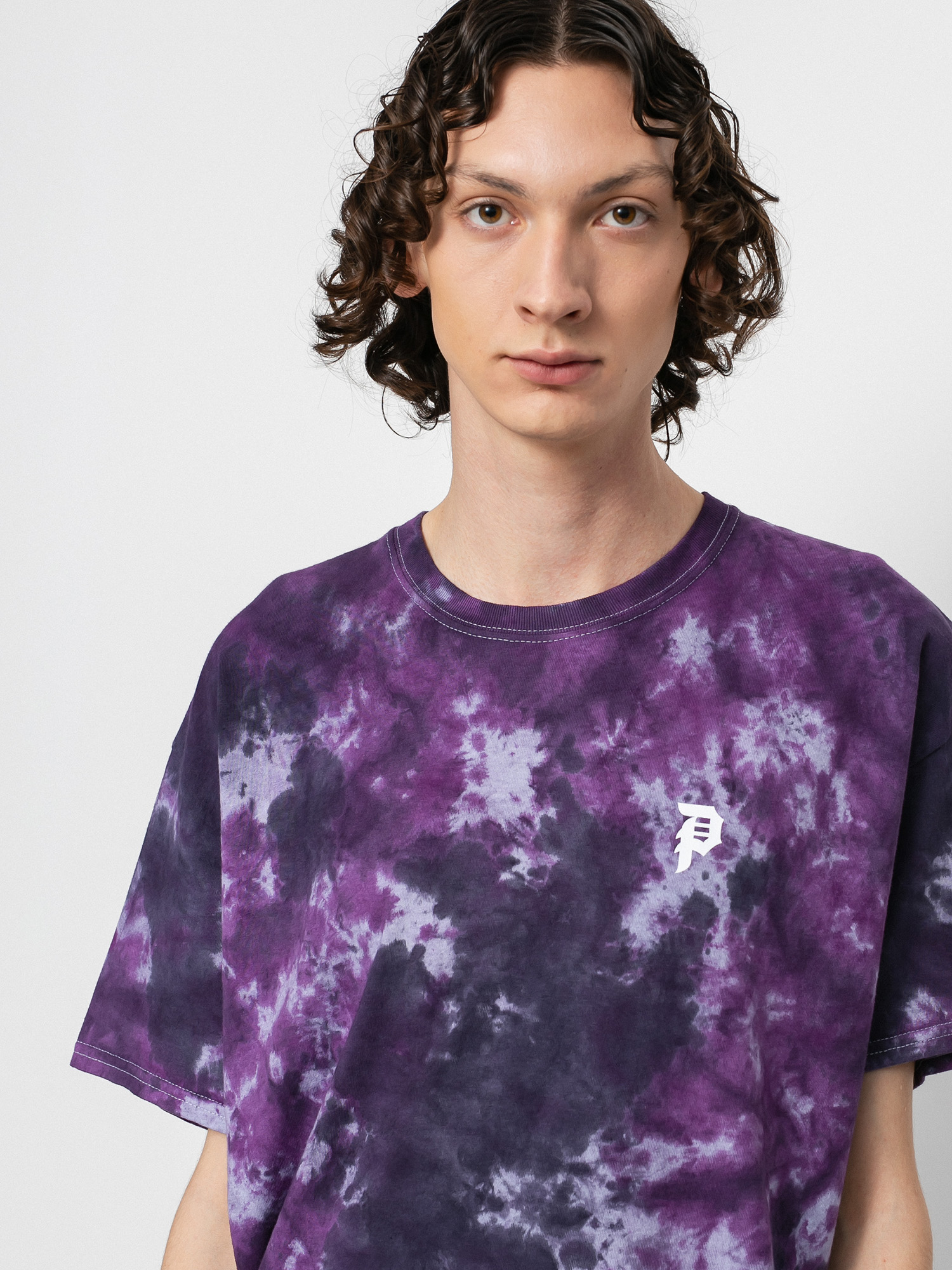 Primitive Goku Black Rose Washed T-shirt (purple)