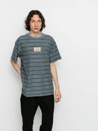 Rip Curl Mind Wave Stripe T-shirt (mid blue)
