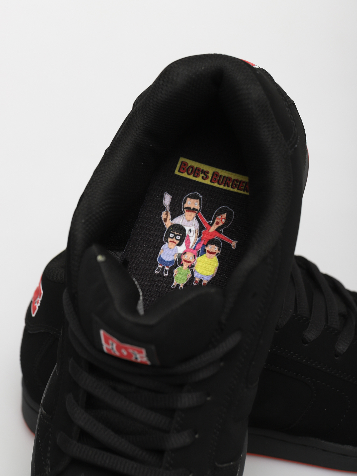 DC X BB Bobs Burgers Net Shoes (black/black/red)