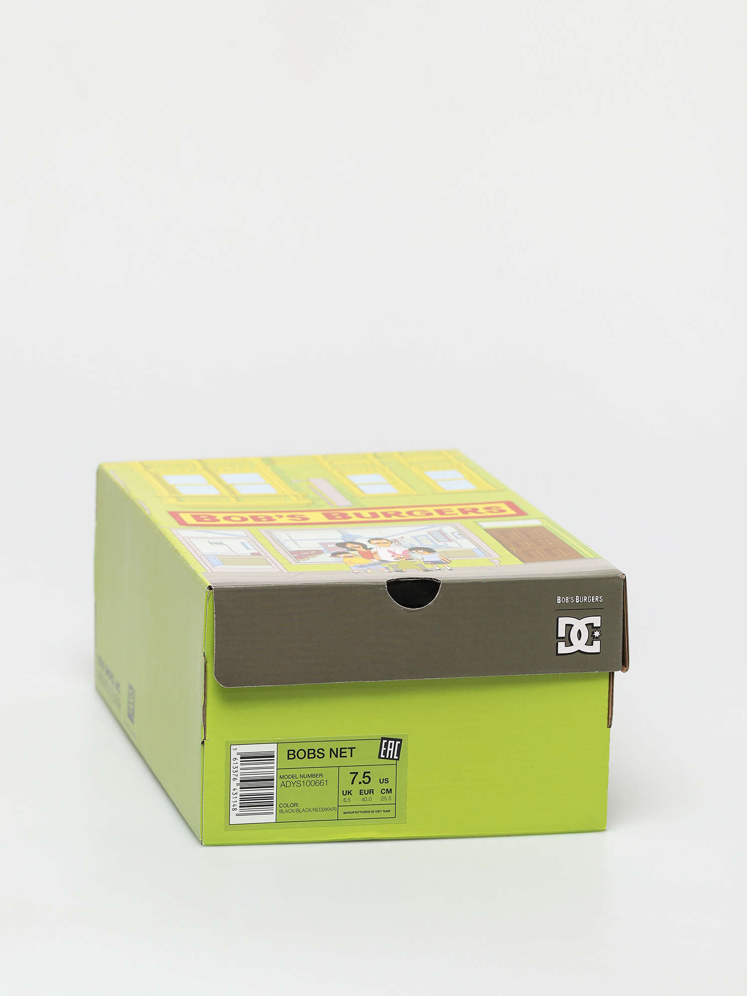 DC X BB Bobs Burgers Net Shoes (black/black/red)