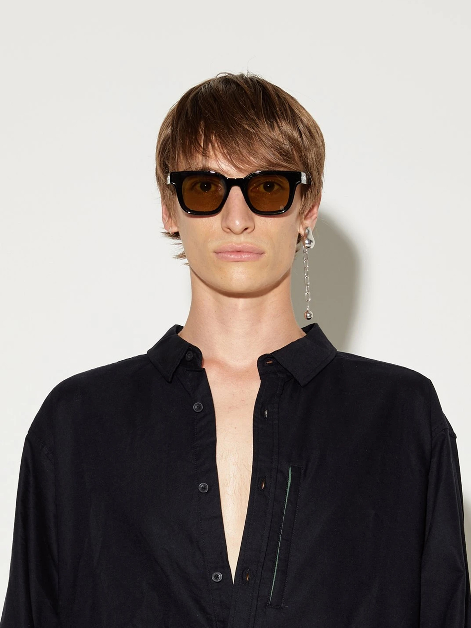 NIB New Women\'s SZADE Ellis Black/Caper Polarized Sunglasses Sunnies Sustainable Szade Ellis Sunglasses - black (elysium black/glass/caper) main image 2
