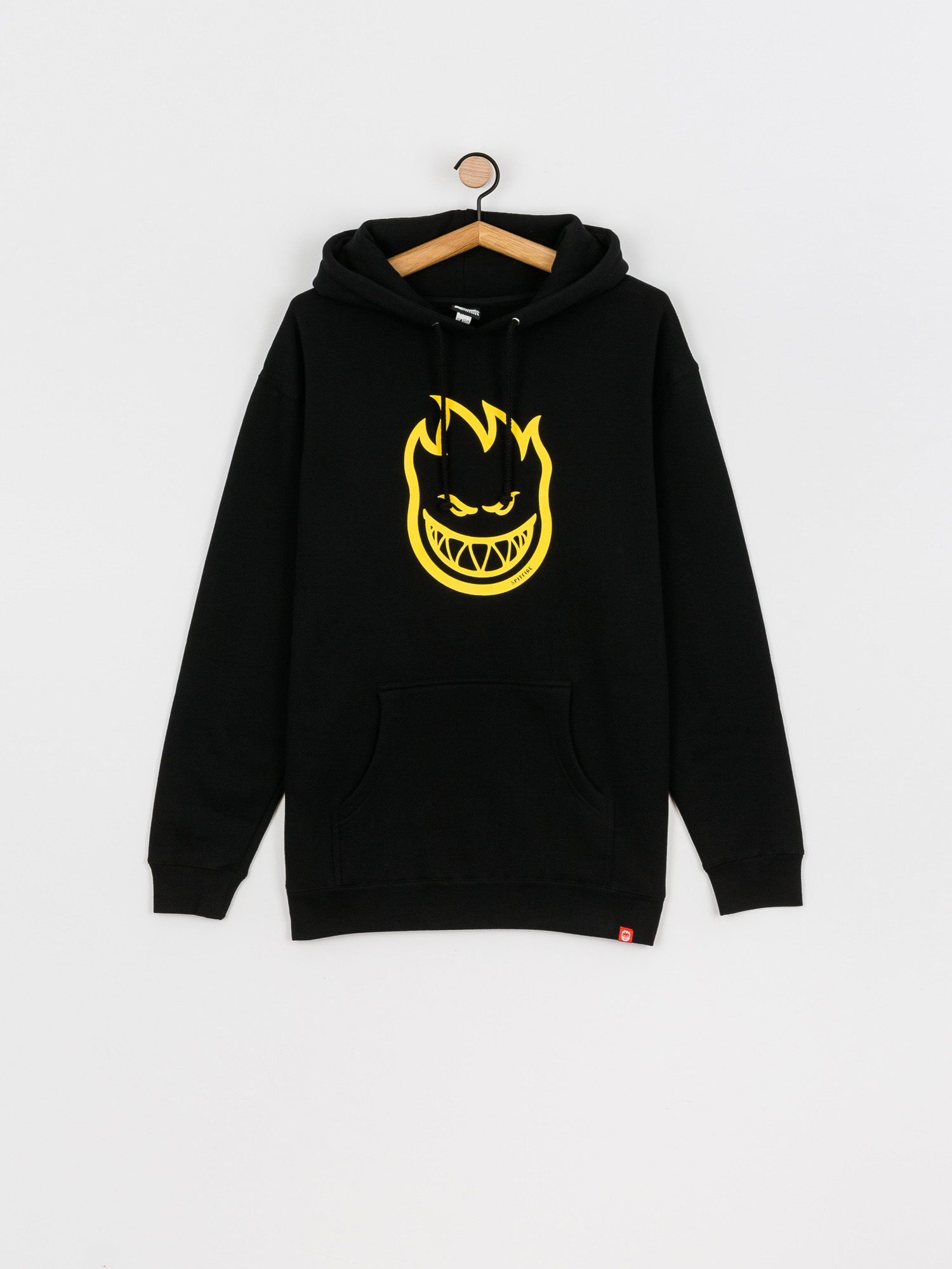 Spitfire Big Head HD Hoodie (black/yellow)