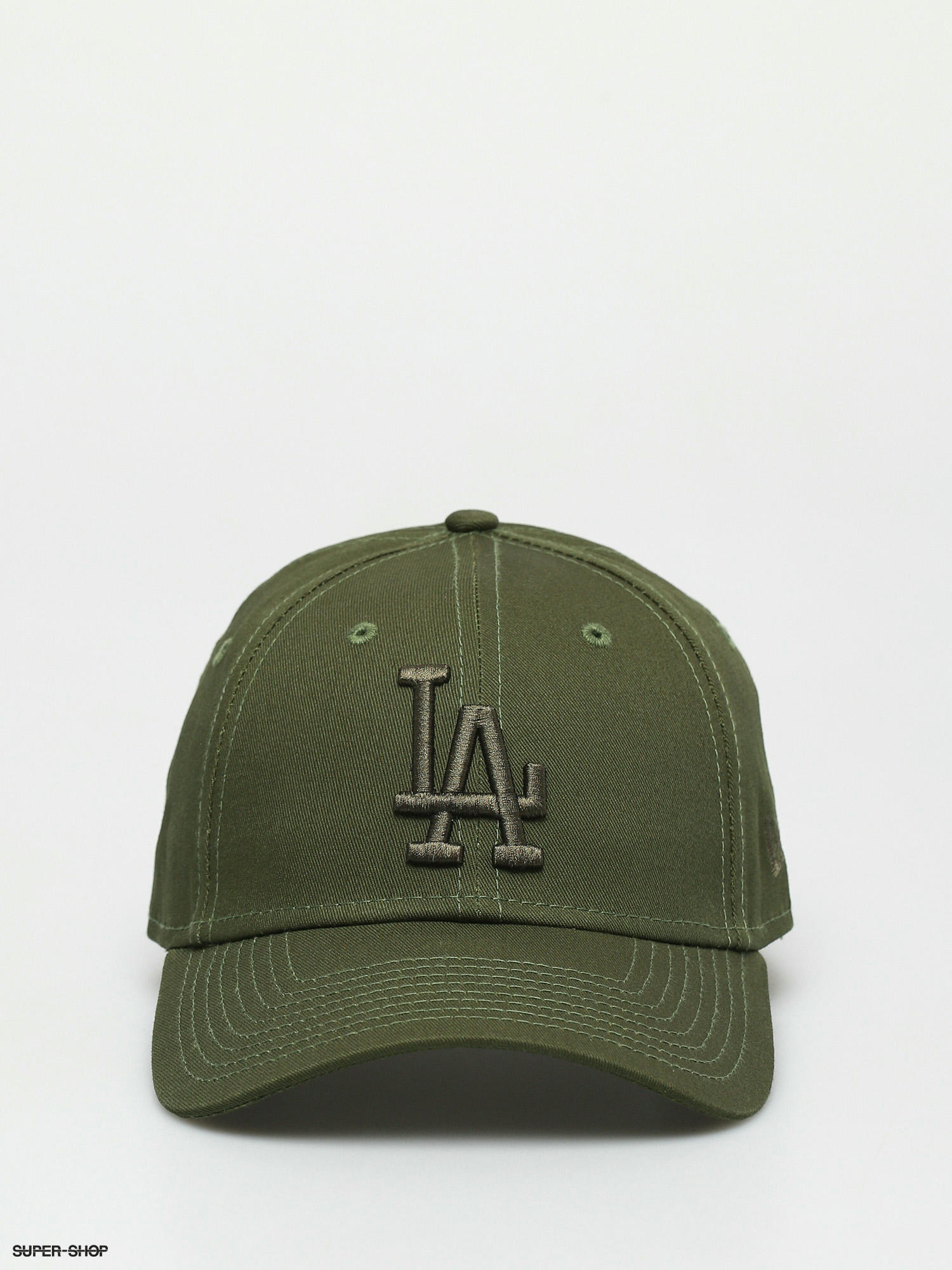 new era mlb la dodgers league essential 9fifty snapback cap green med