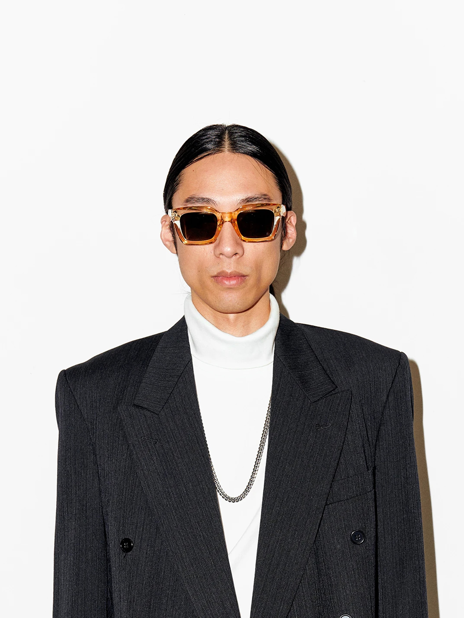 Szade Seidler Sunglasses (naked crystal/moss)