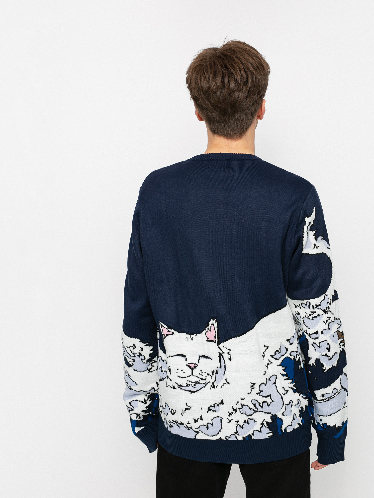 RipNDip Great Wave Sweater (navy)